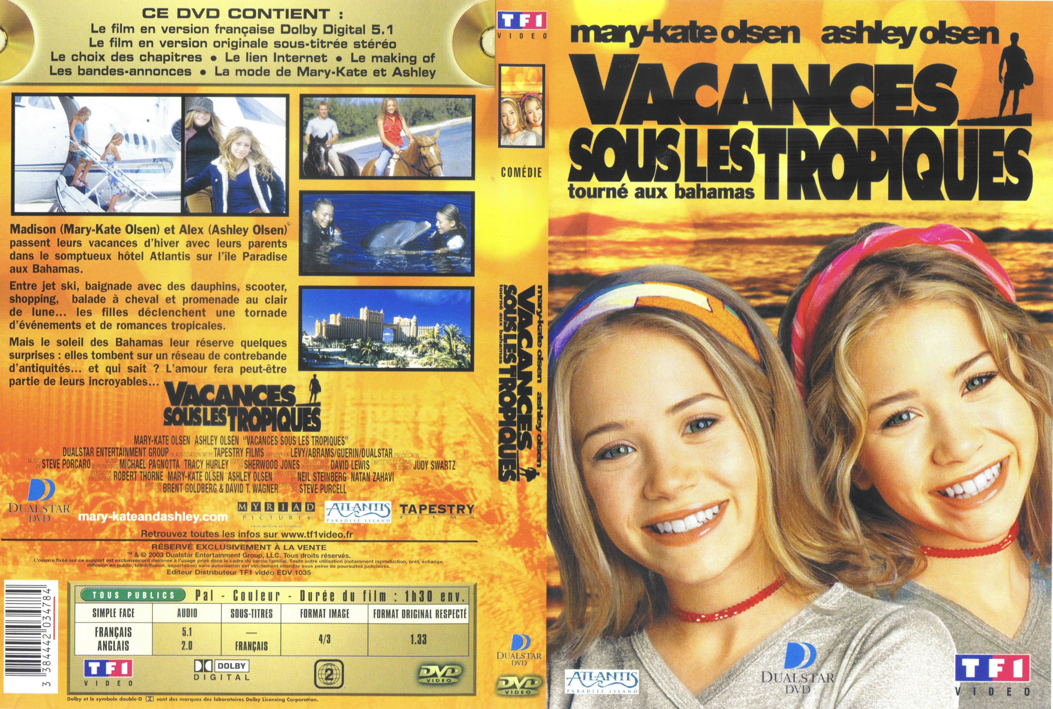 Jaquette DVD Vacances sous les tropiques