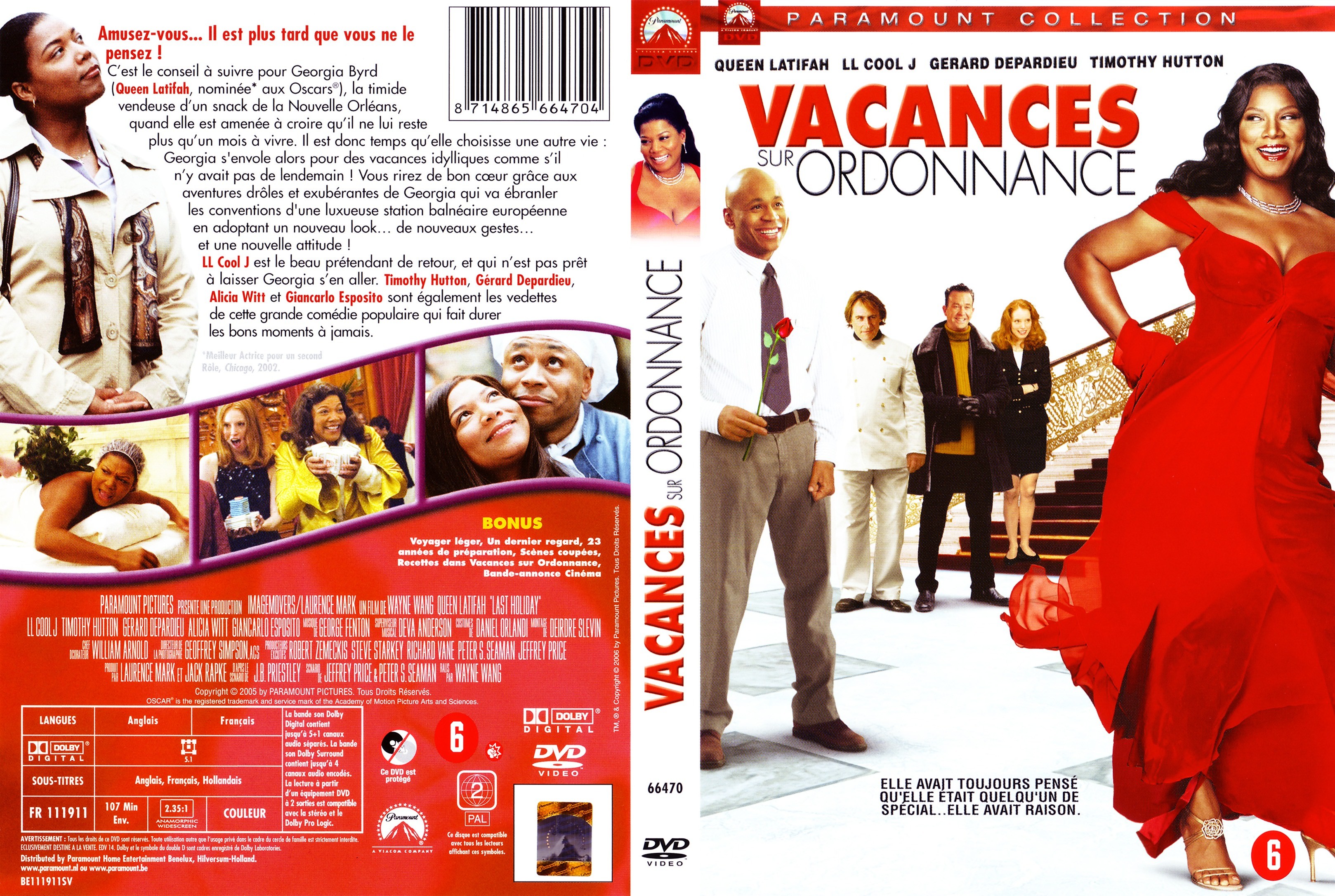 Jaquette DVD Vacances sur ordonnance