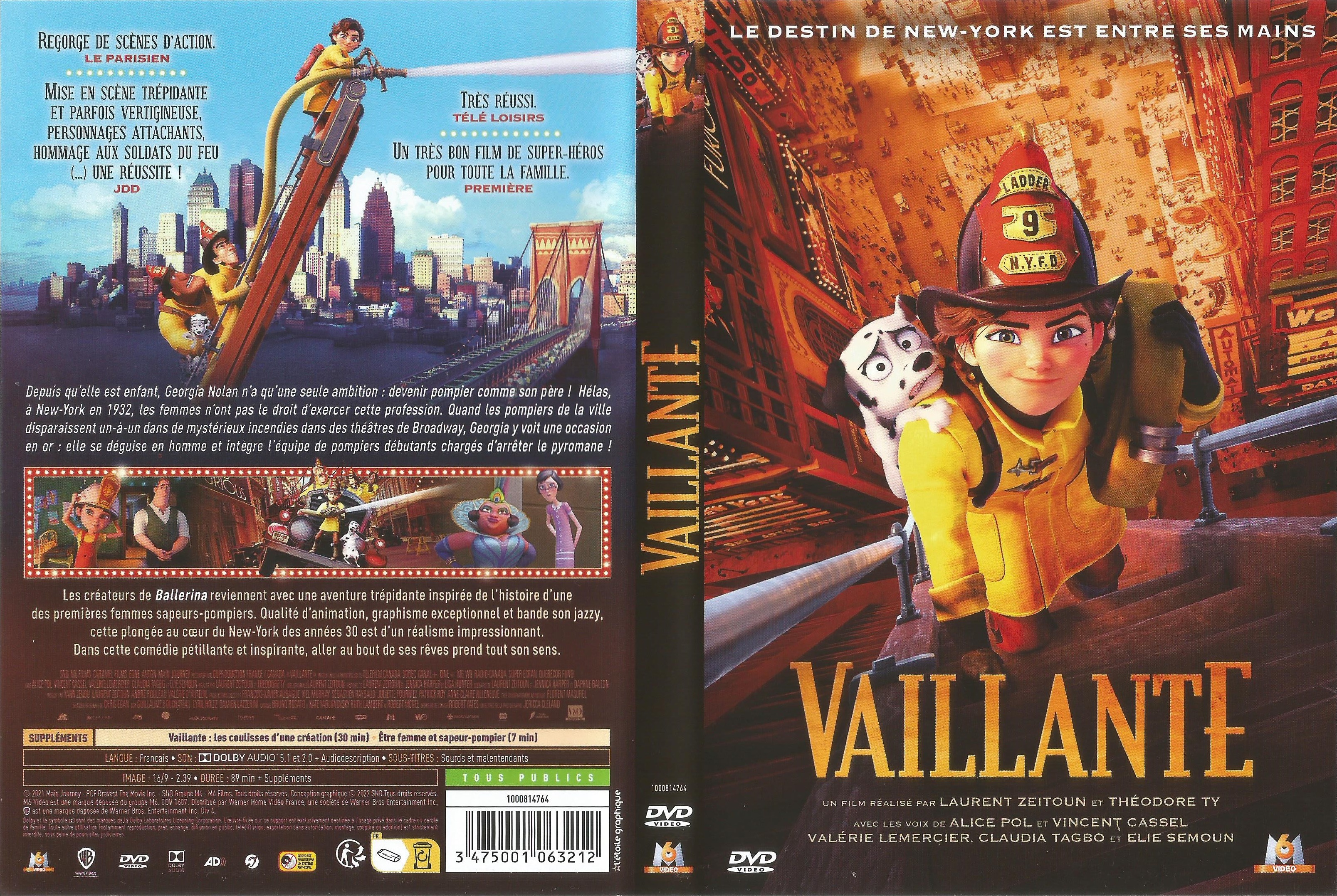 Jaquette DVD Vaillante