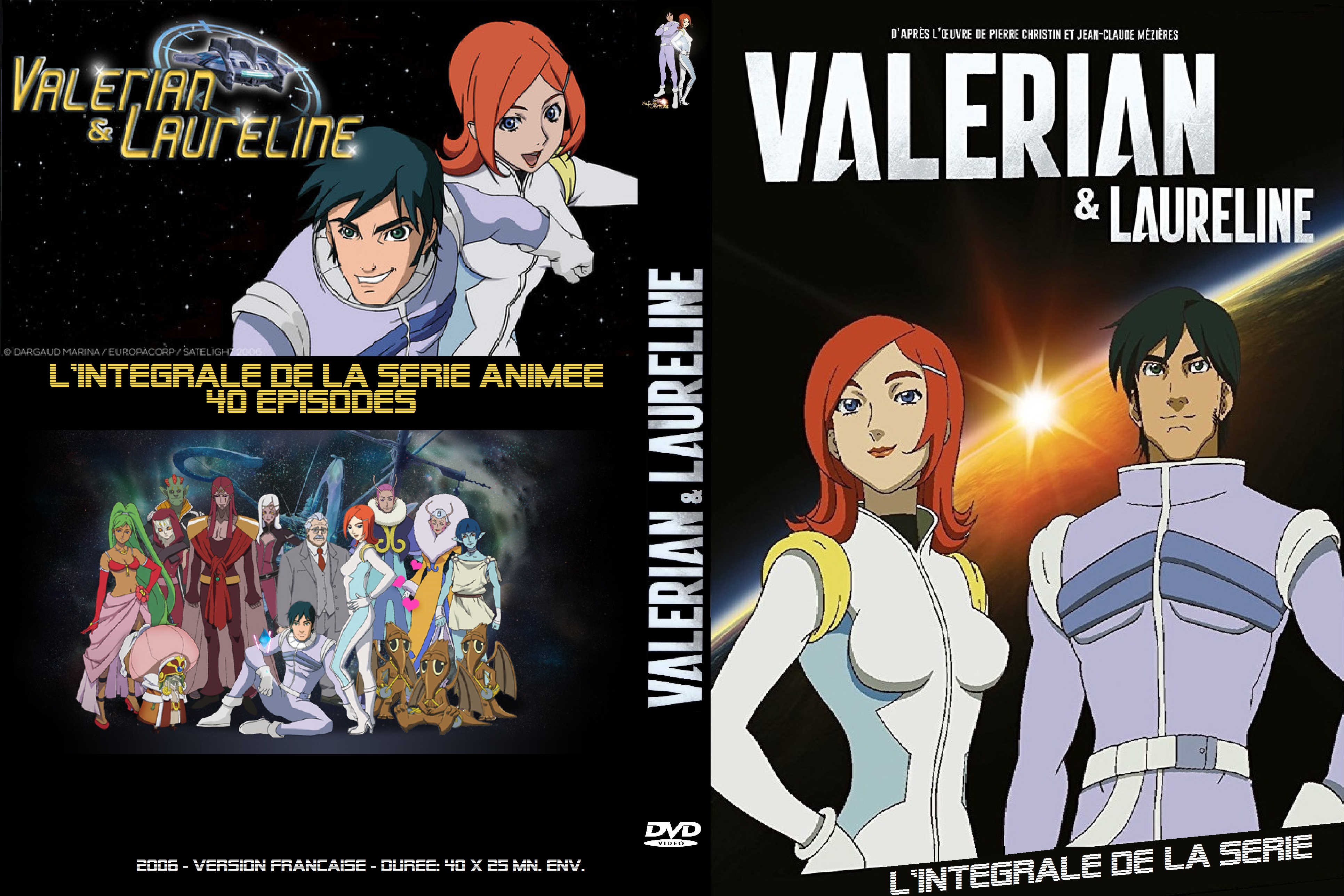 Jaquette DVD Valerian & Laureline custom