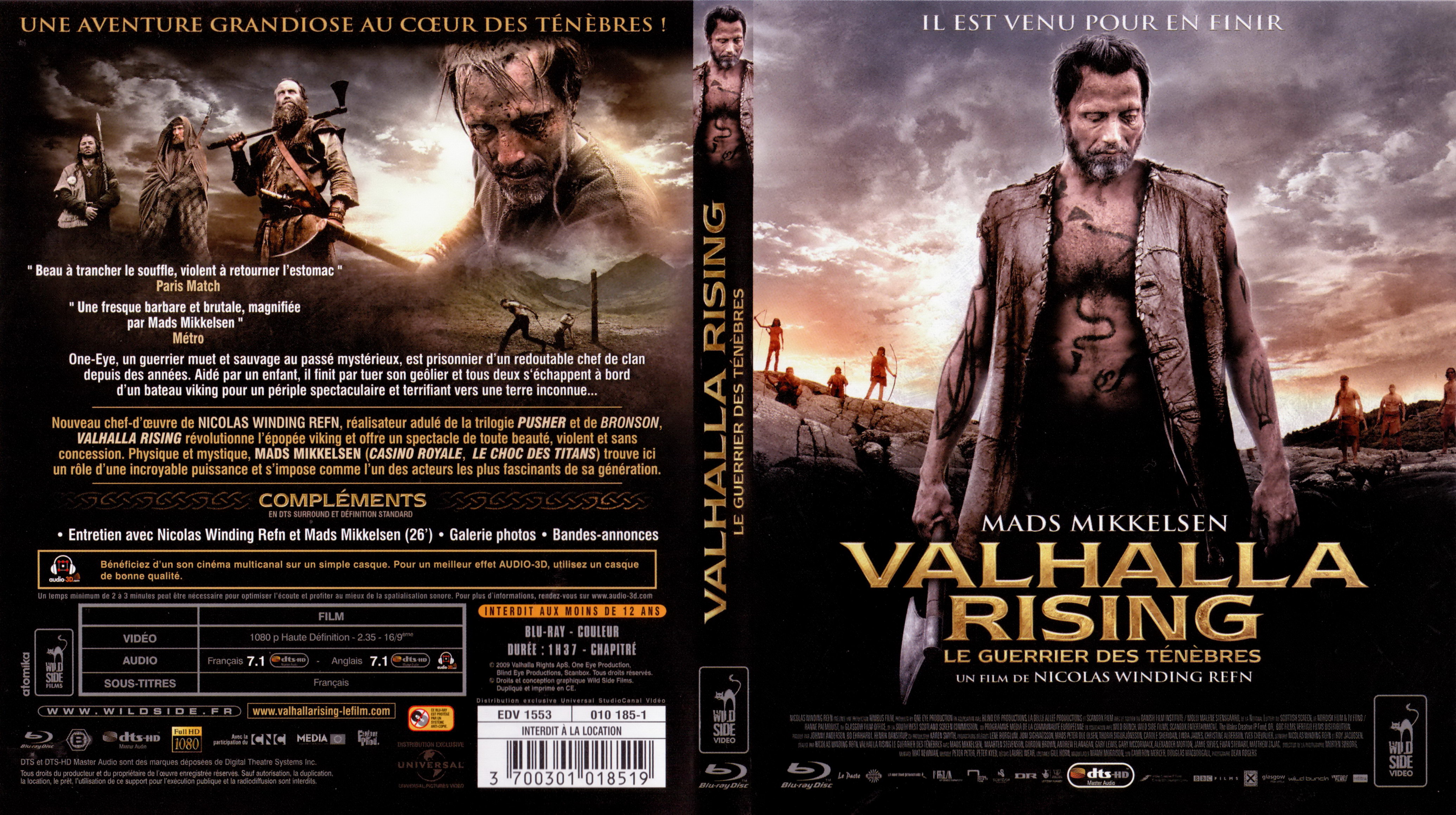 Jaquette DVD Valhalla rising (BLU-RAY)