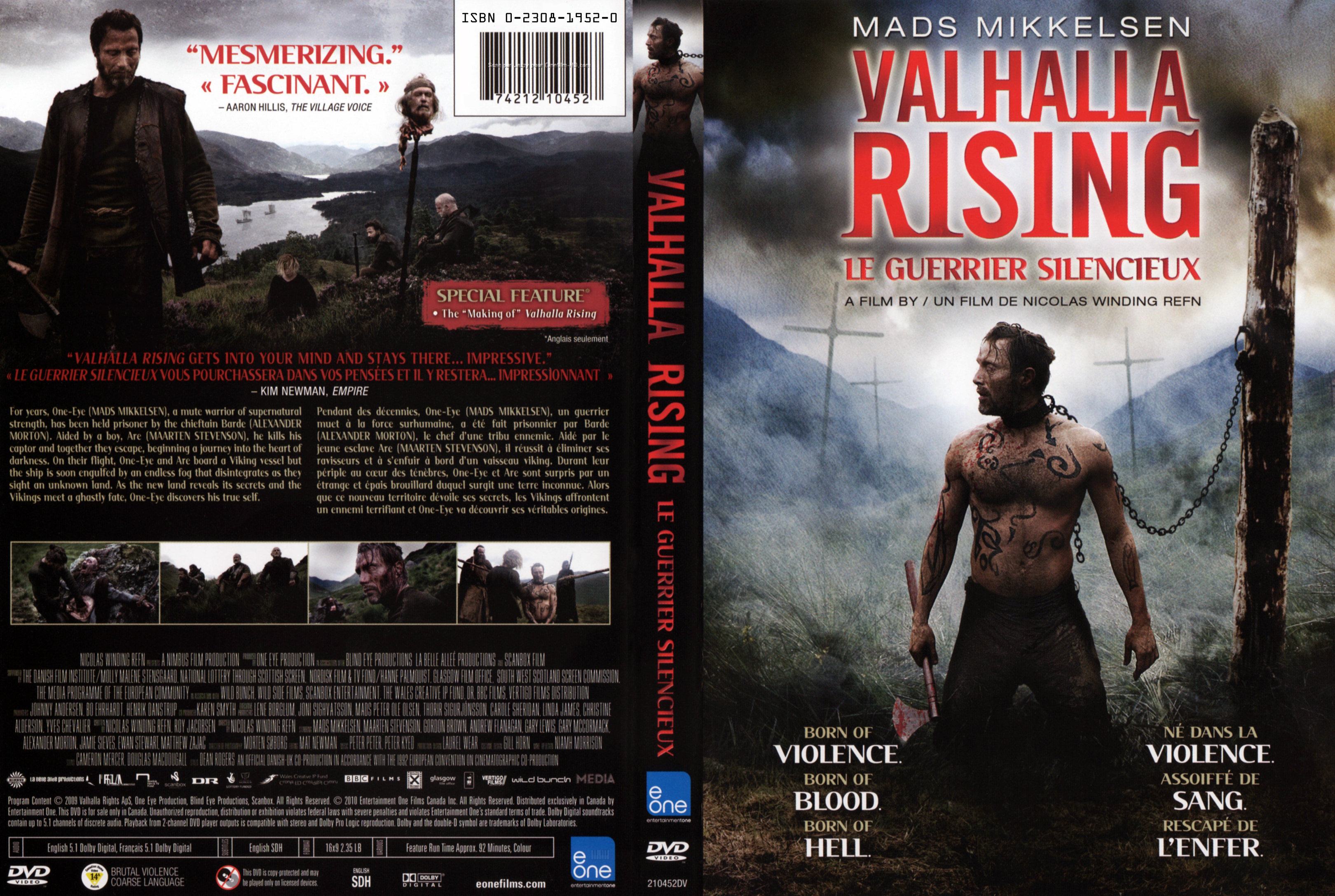 Jaquette DVD Valhalla rising - Le guerrier silencieux (Canadienne)