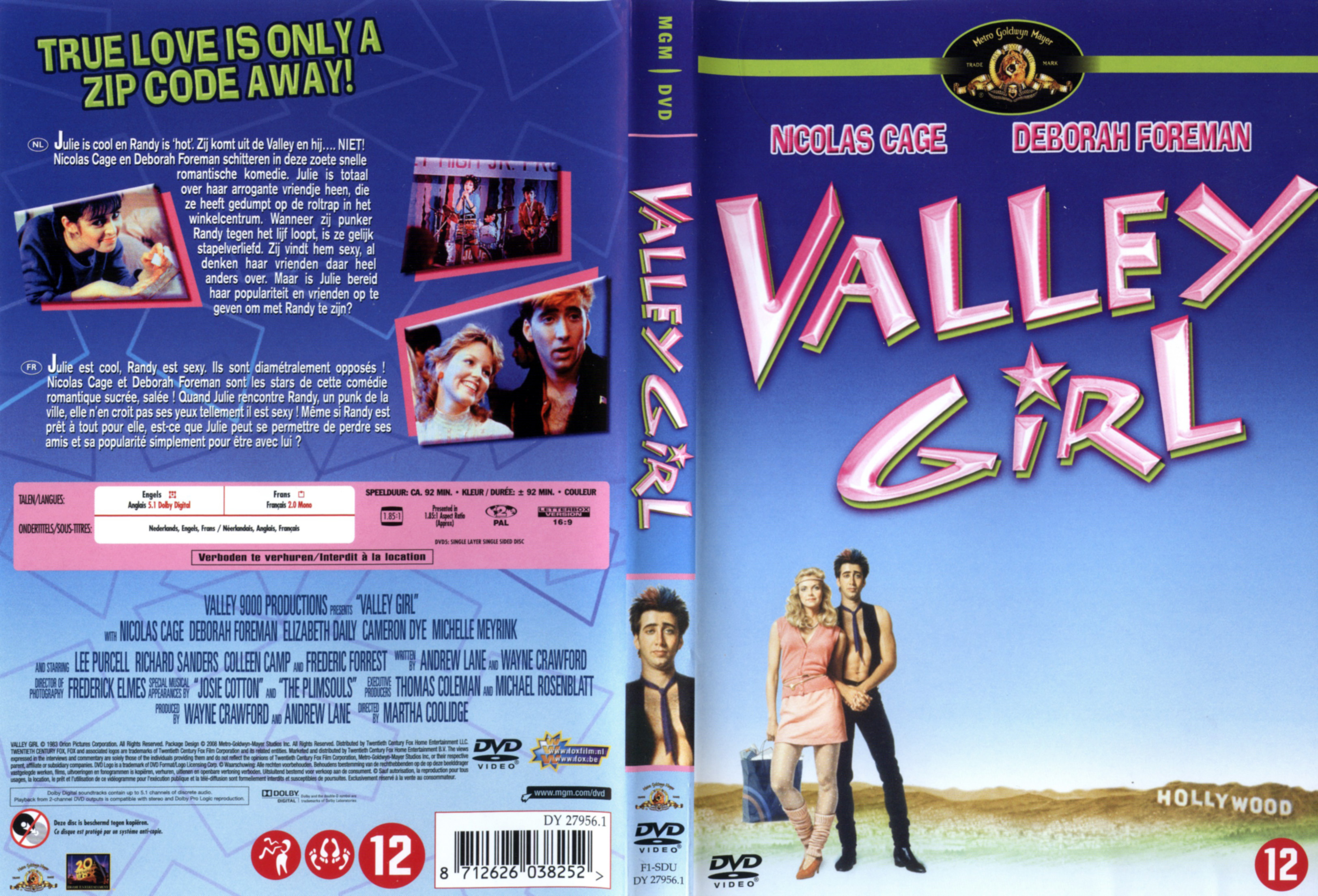 Jaquette DVD Valley girl
