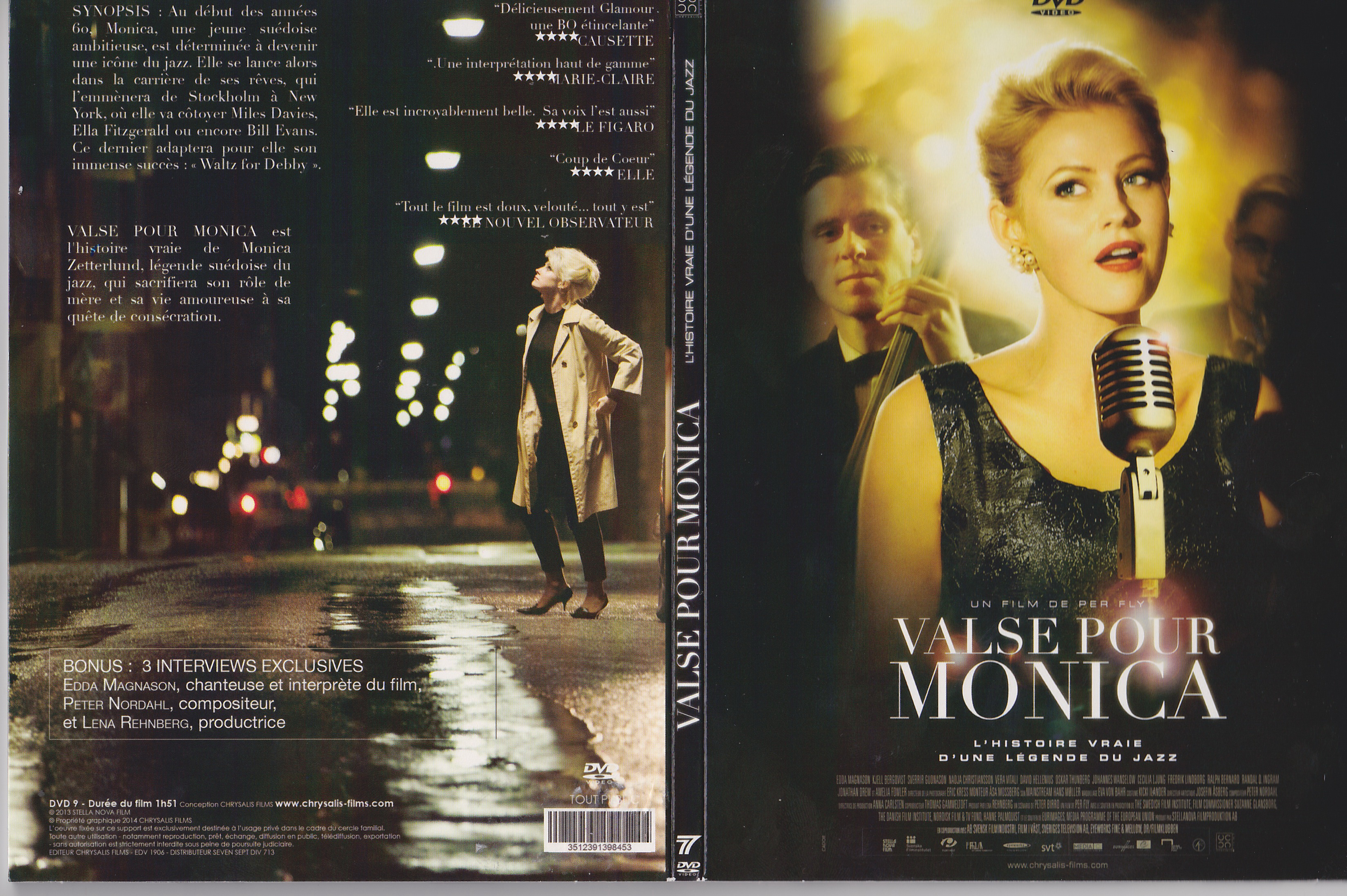 Jaquette DVD Valse pour Monica