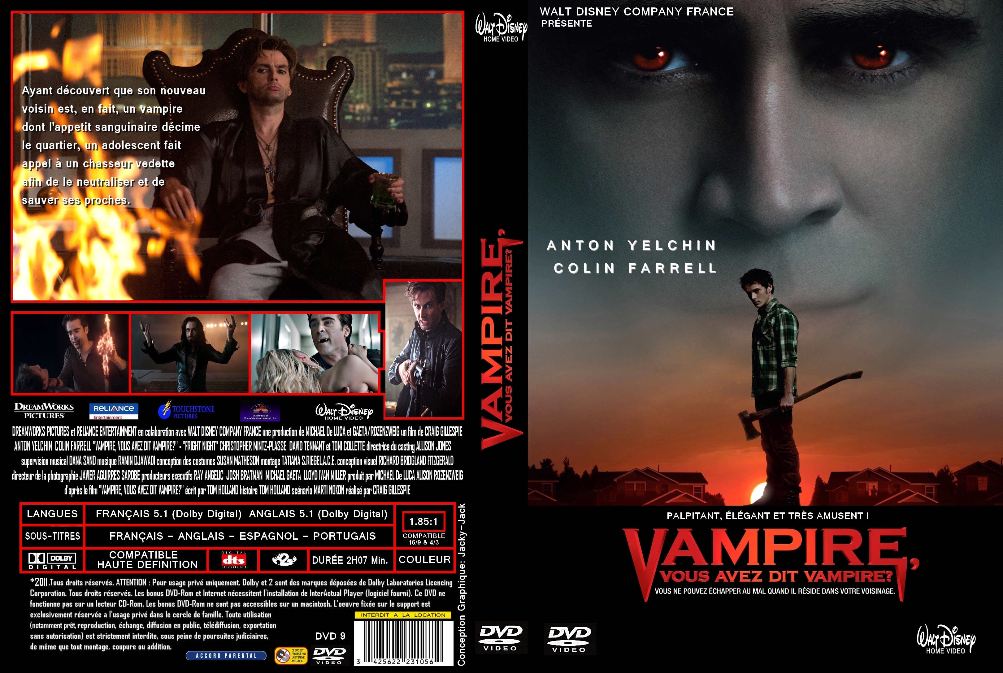 Jaquette DVD Vampire, vous avez dit Vampire (2011) custom
