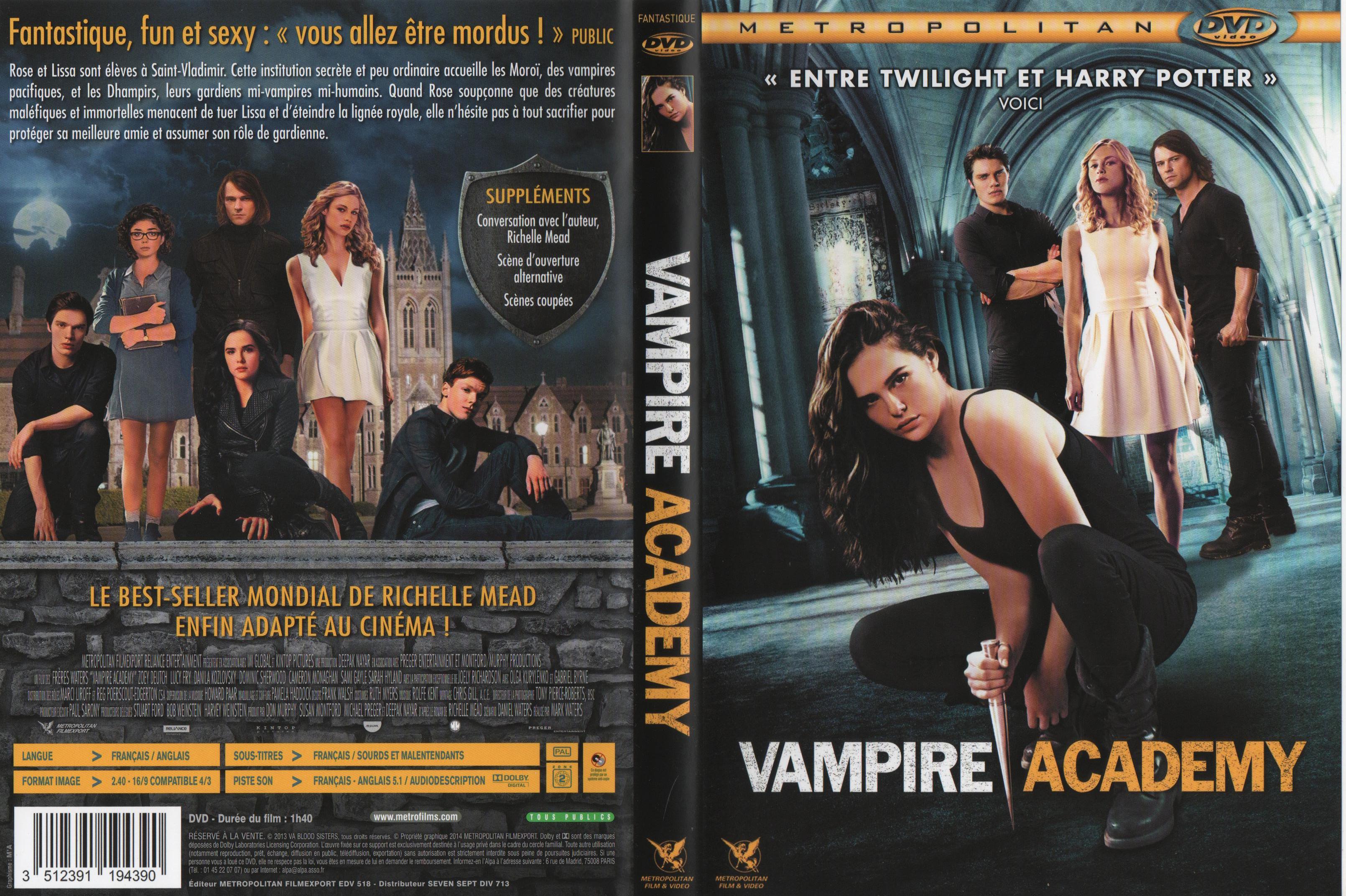 Jaquette DVD Vampire Academy