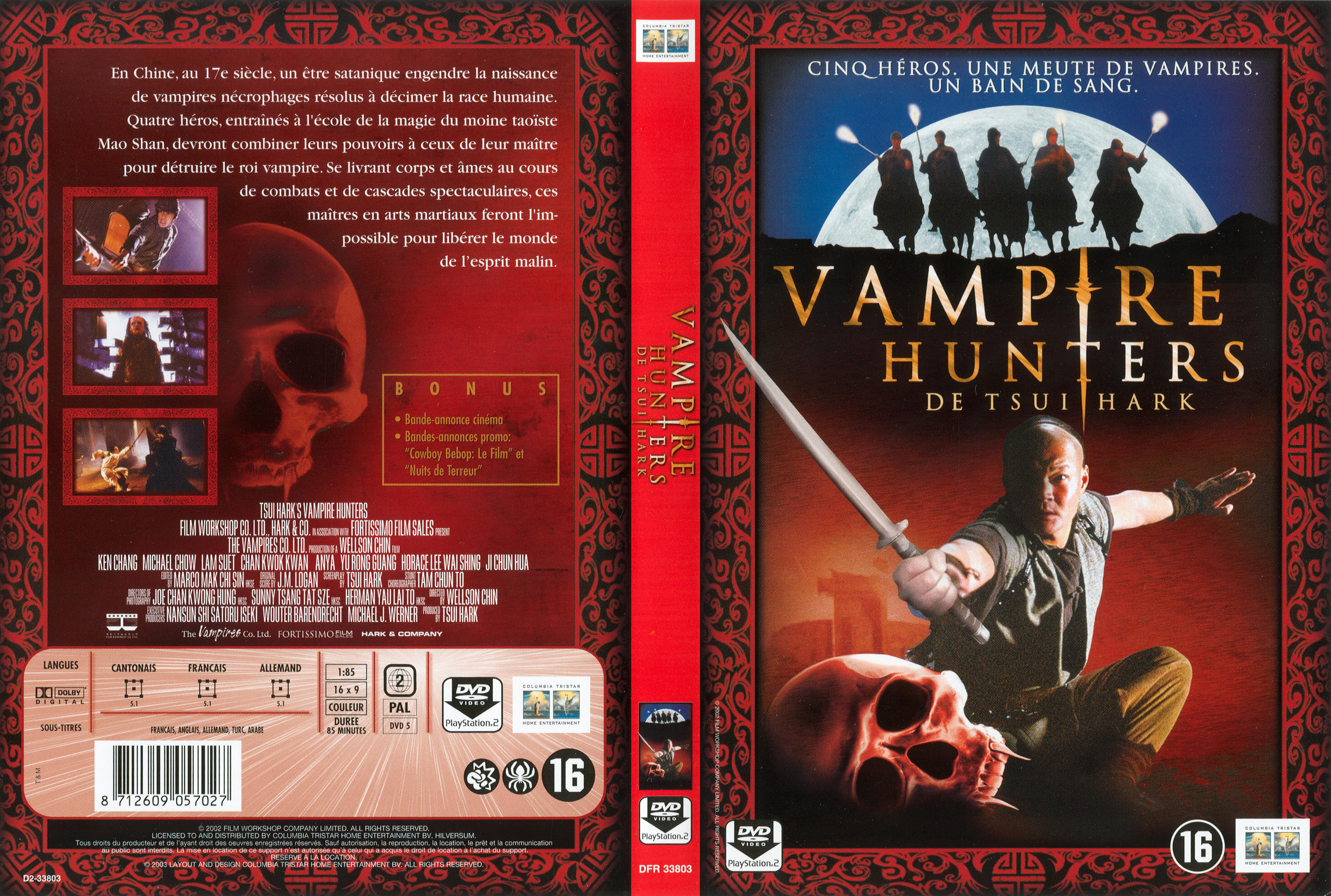 Jaquette DVD Vampire hunters