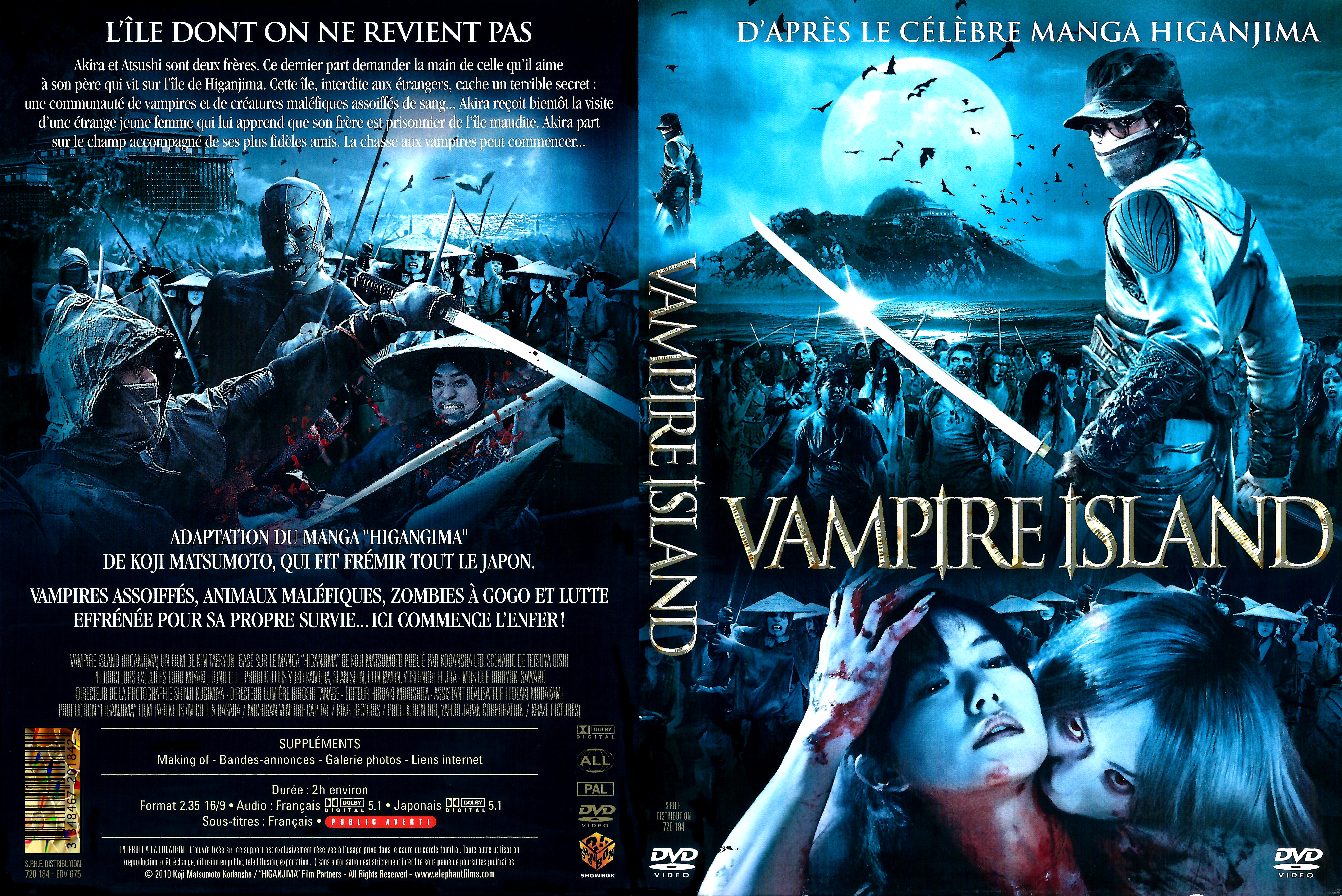 Jaquette DVD Vampire island