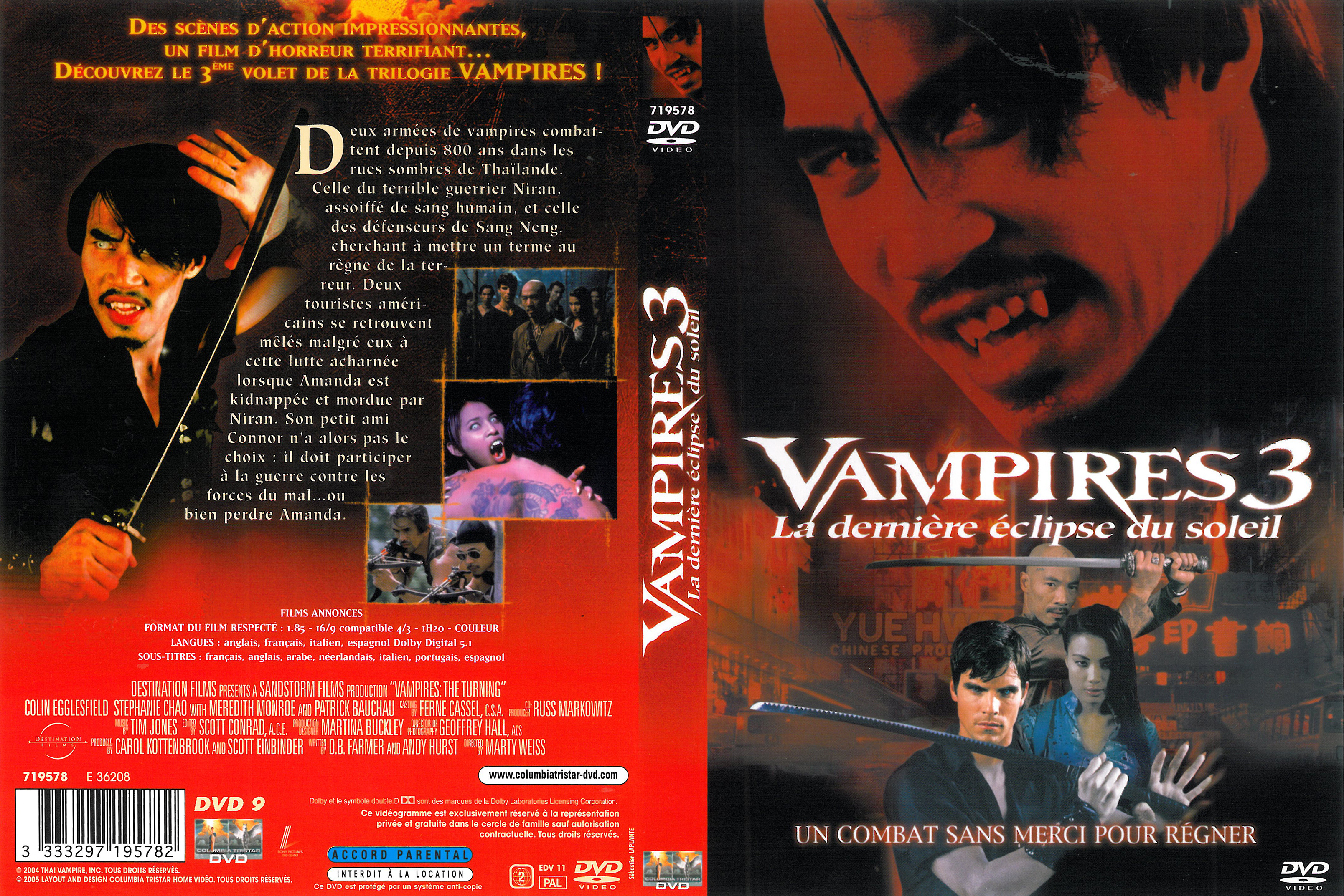 Jaquette DVD Vampires 3 v2