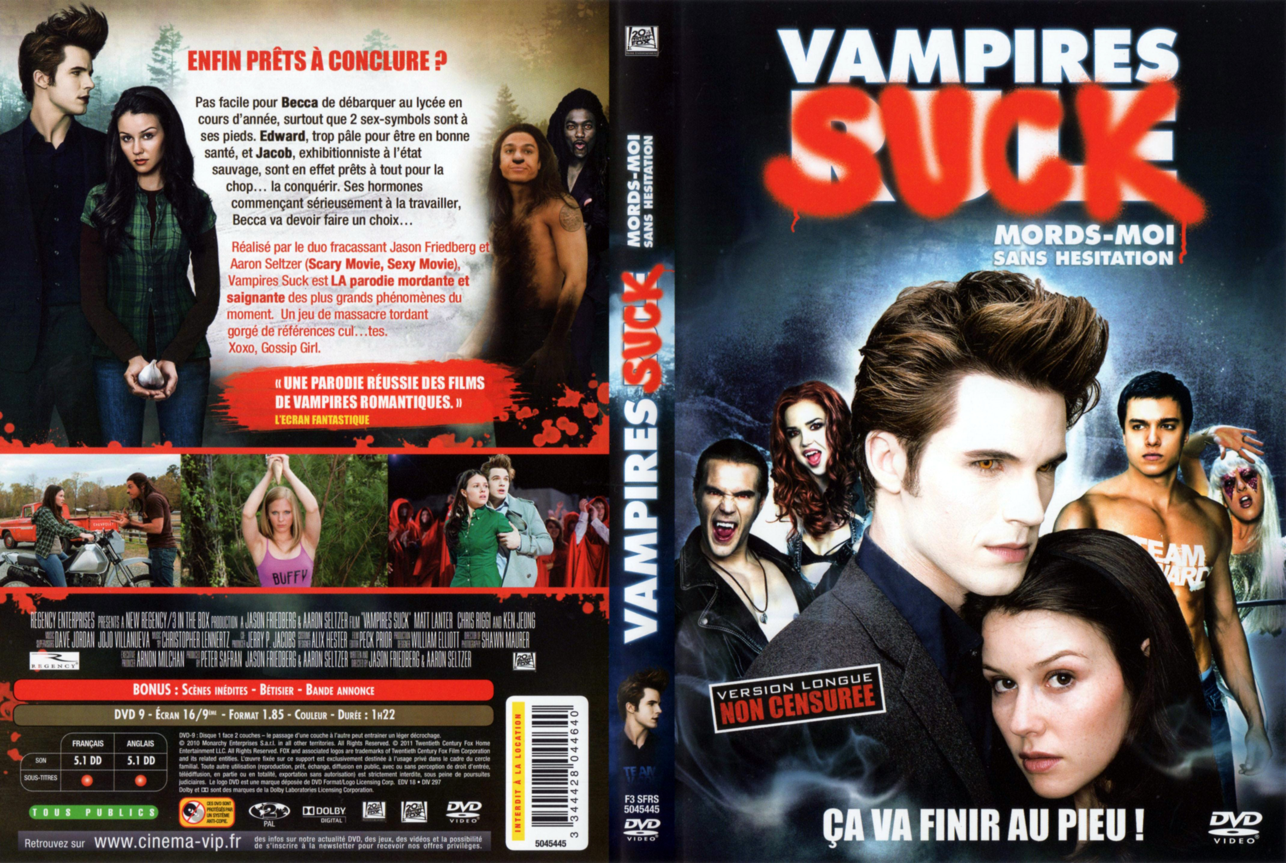 Jaquette DVD Vampires suck - Mords-moi sans hsitation