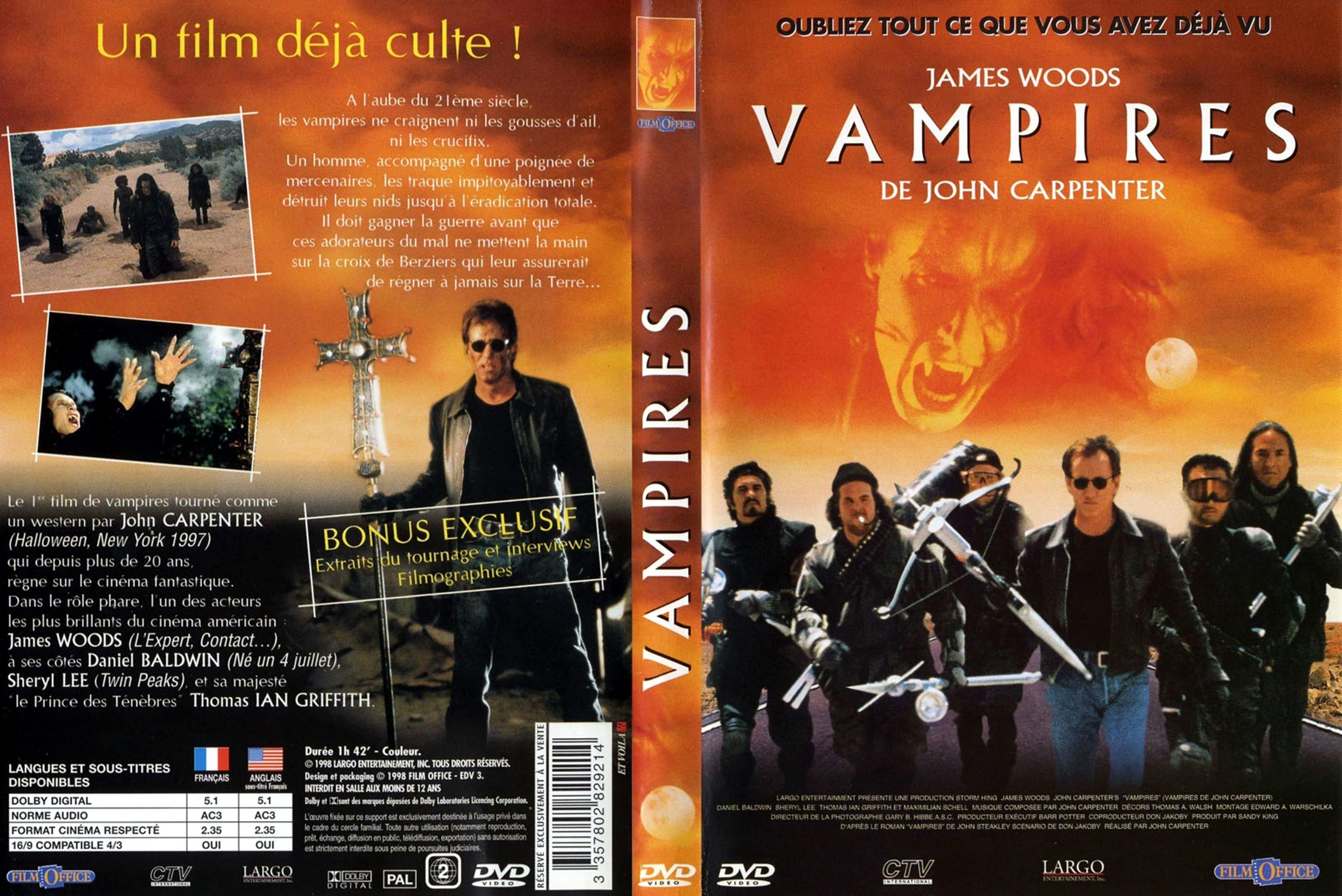 Jaquette DVD Vampires v2