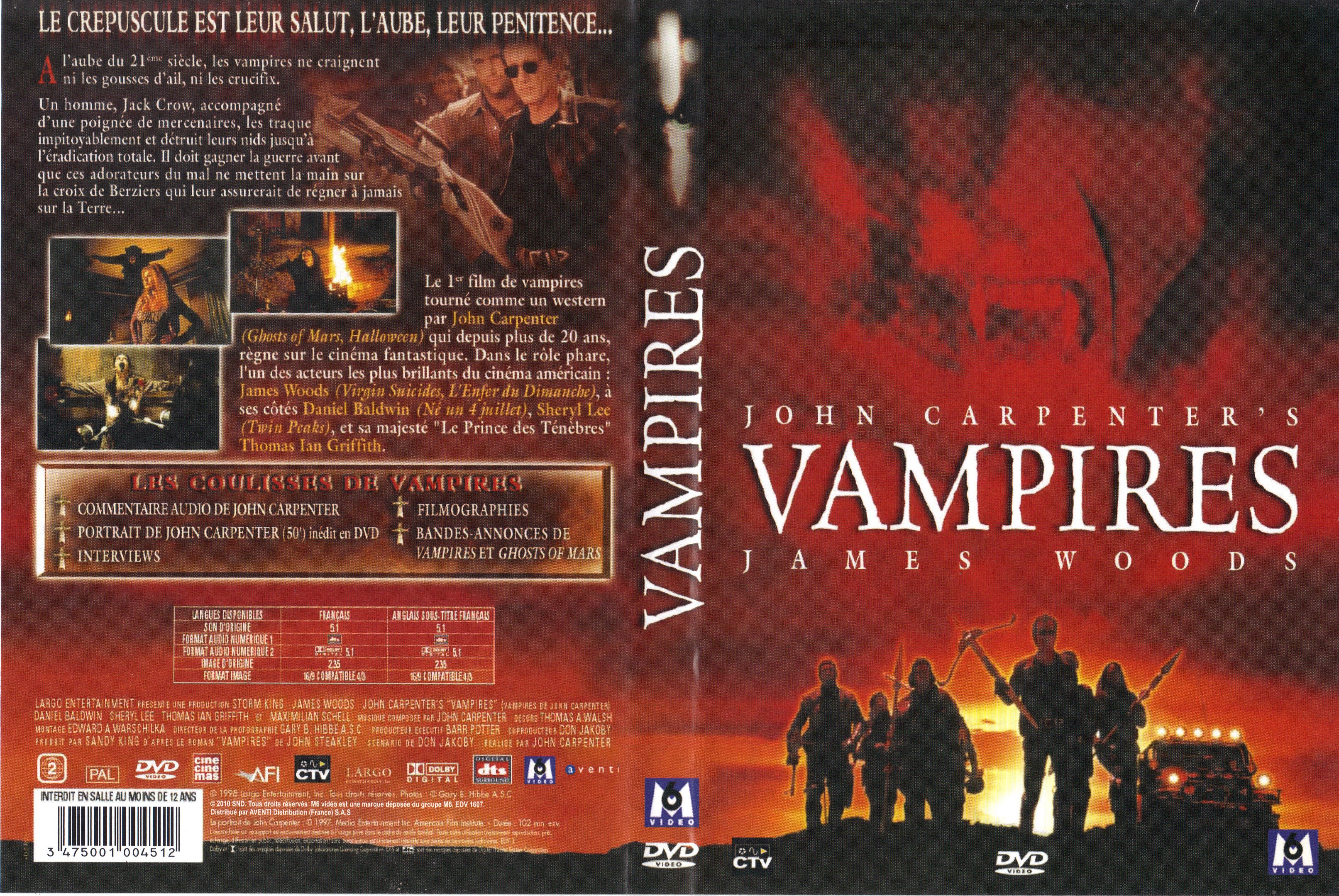 Jaquette DVD Vampires v3