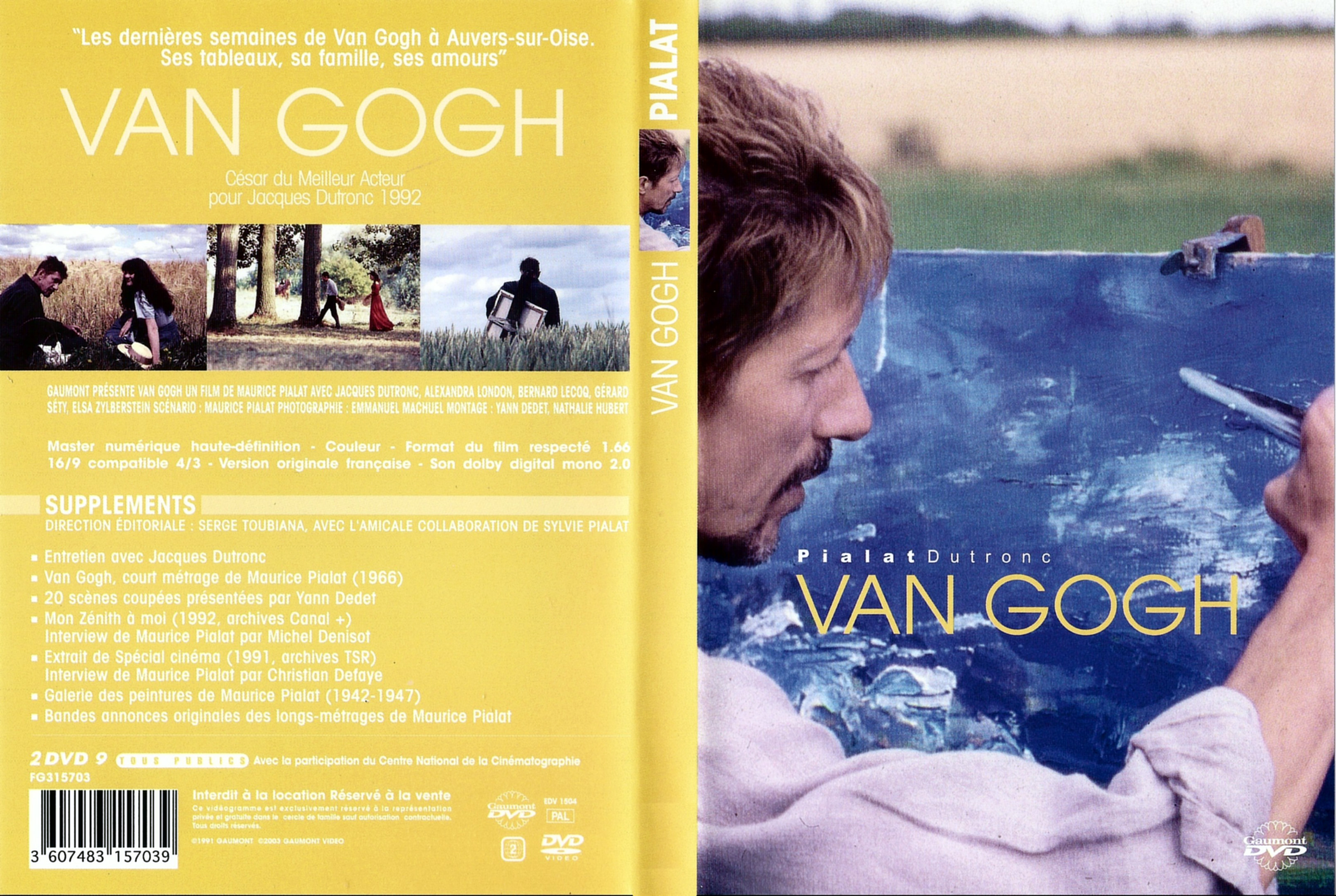 Jaquette DVD Van Gogh