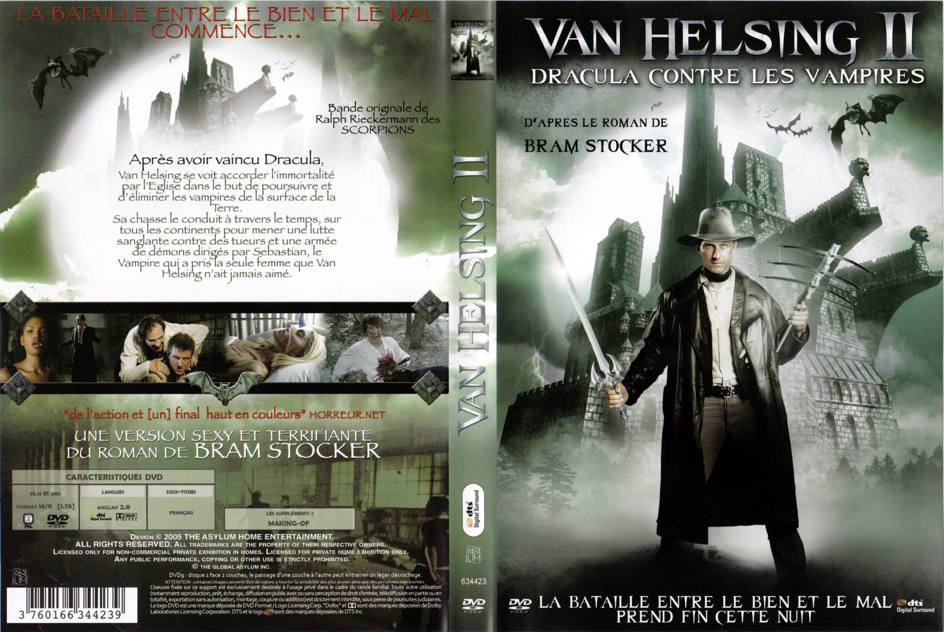 Jaquette DVD Van Helsing II