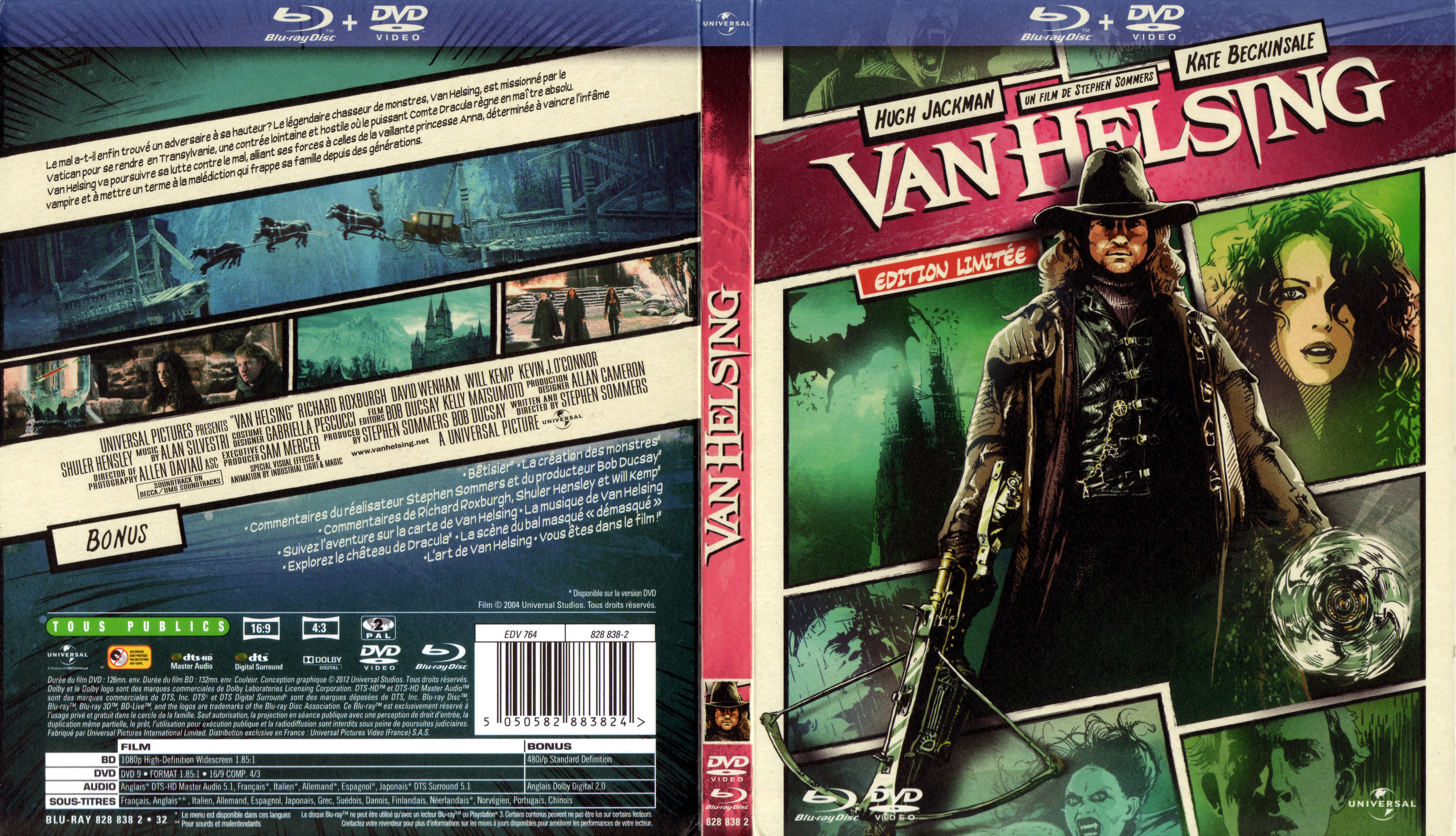 Jaquette DVD Van Helsing (BLU-RAY) v2
