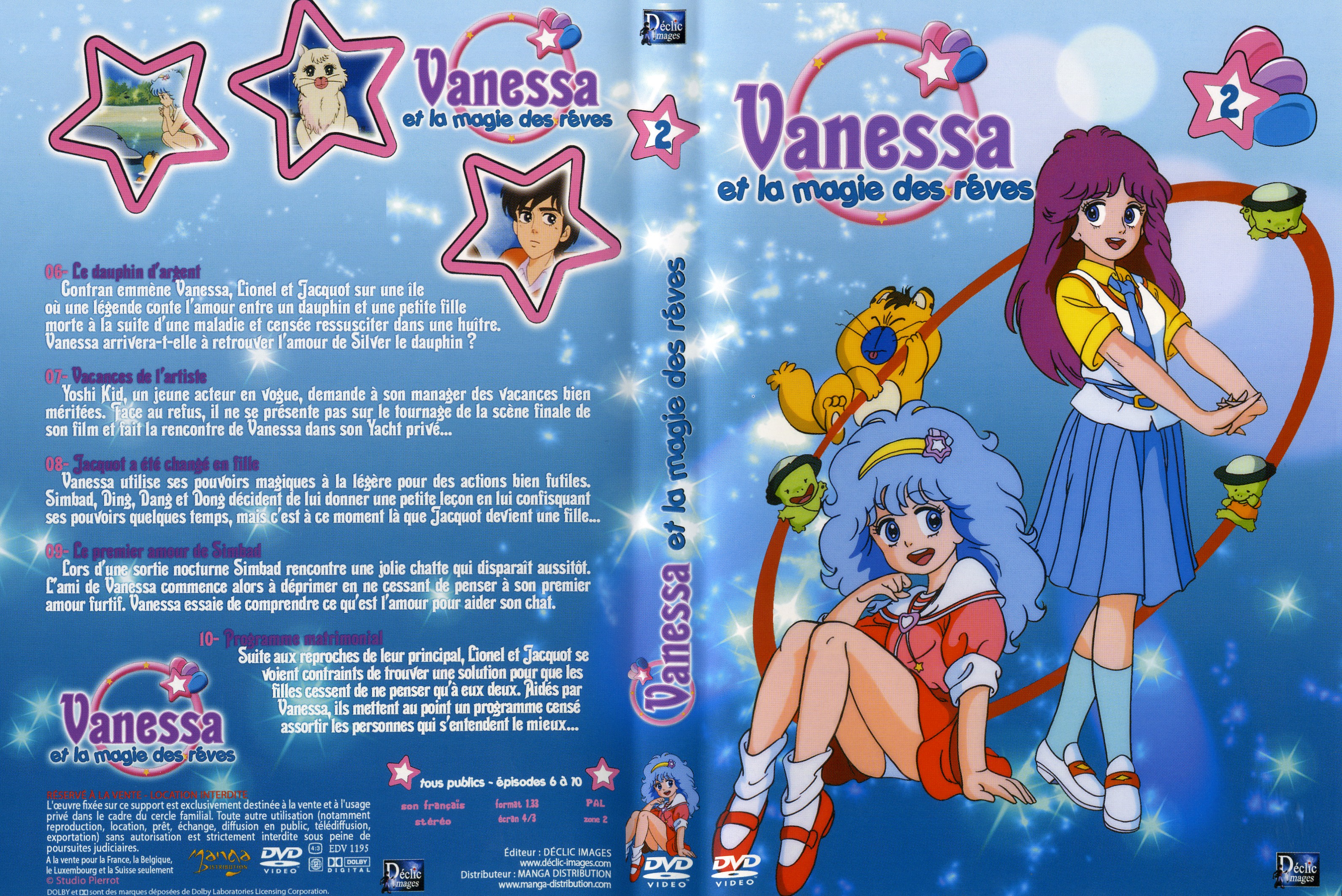 Jaquette DVD Vanessa et la magie des reves vol 2