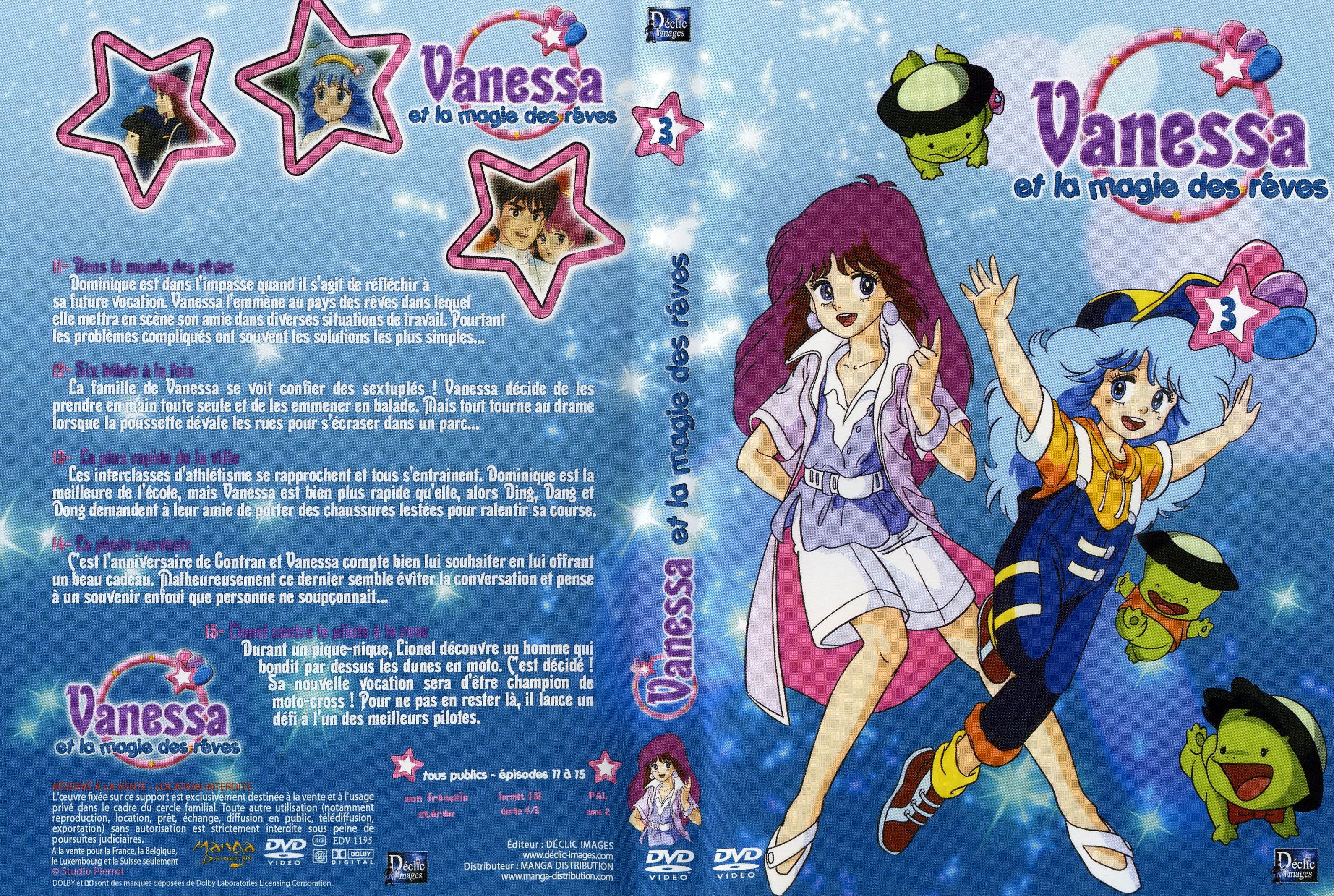 Jaquette DVD Vanessa et la magie des reves vol 3