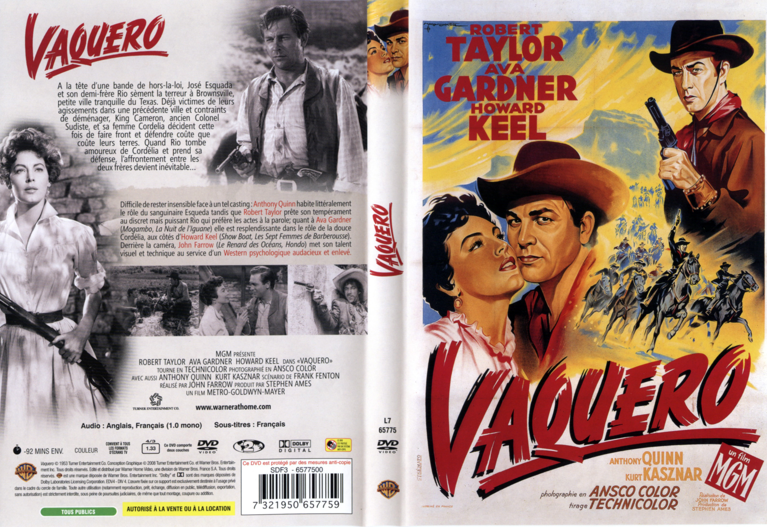 Jaquette DVD Vaquero