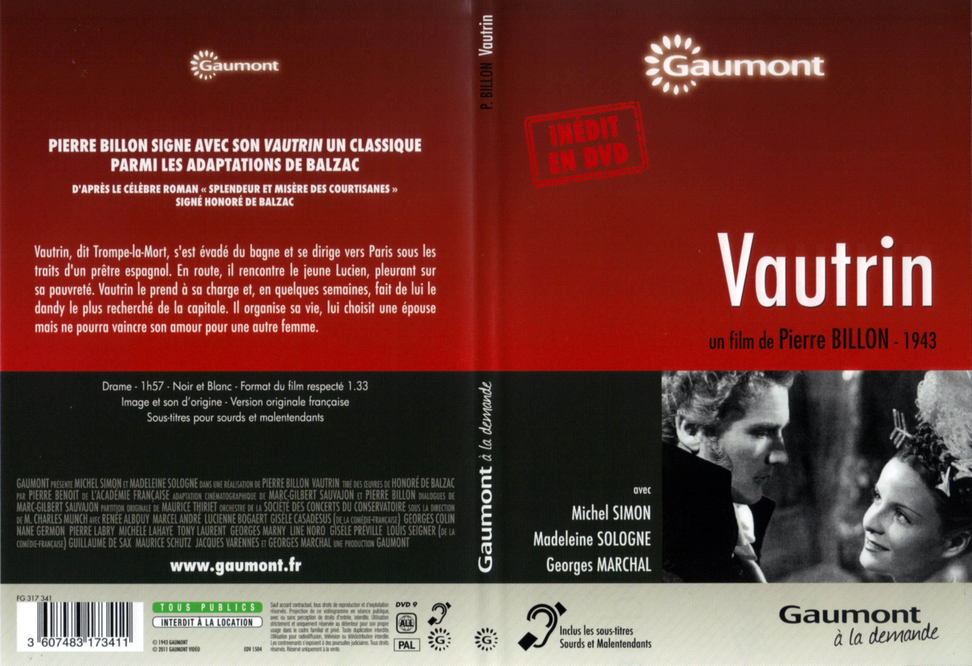 Jaquette DVD Vautrin