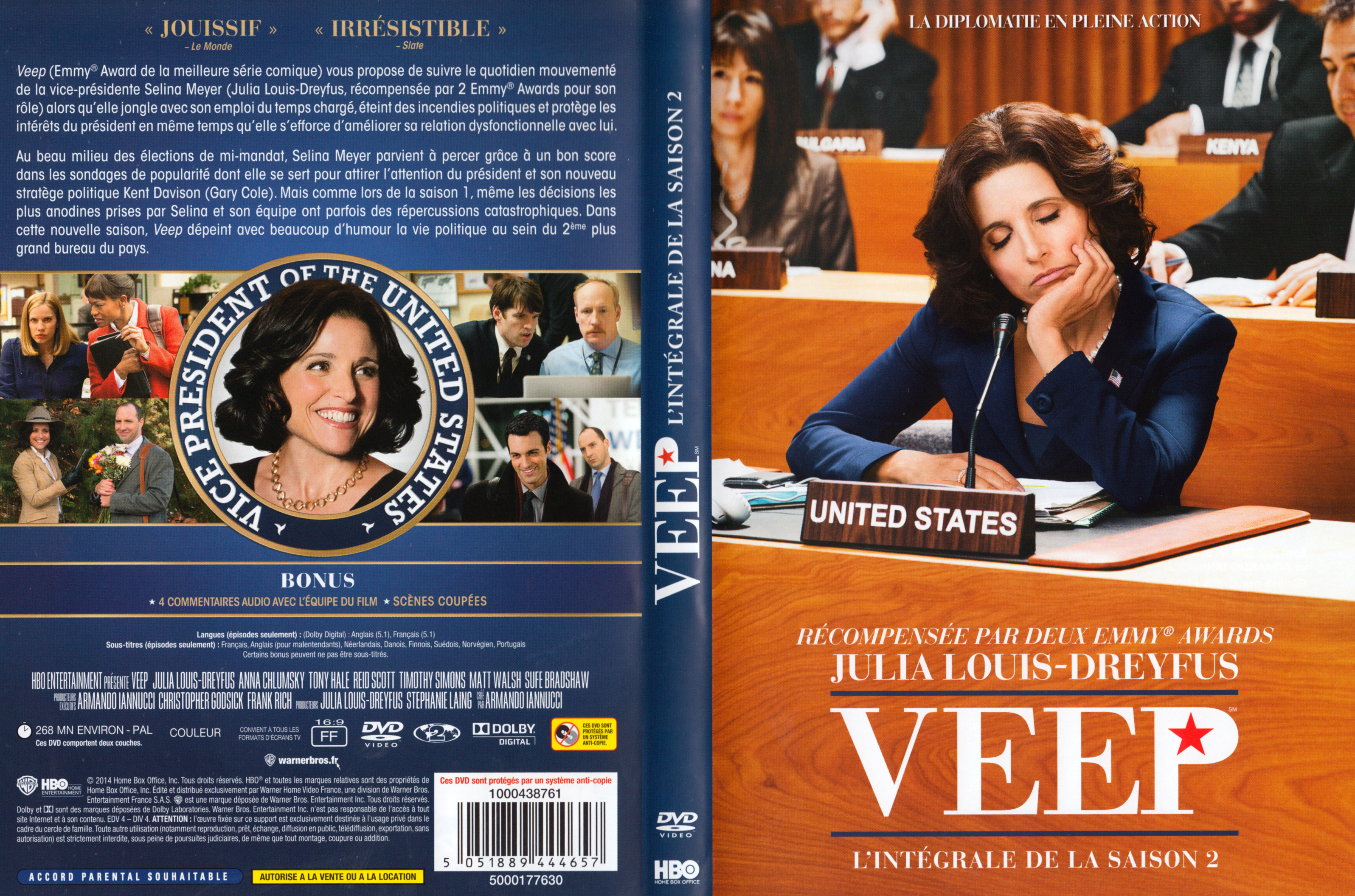 Jaquette DVD Veep Saison 2