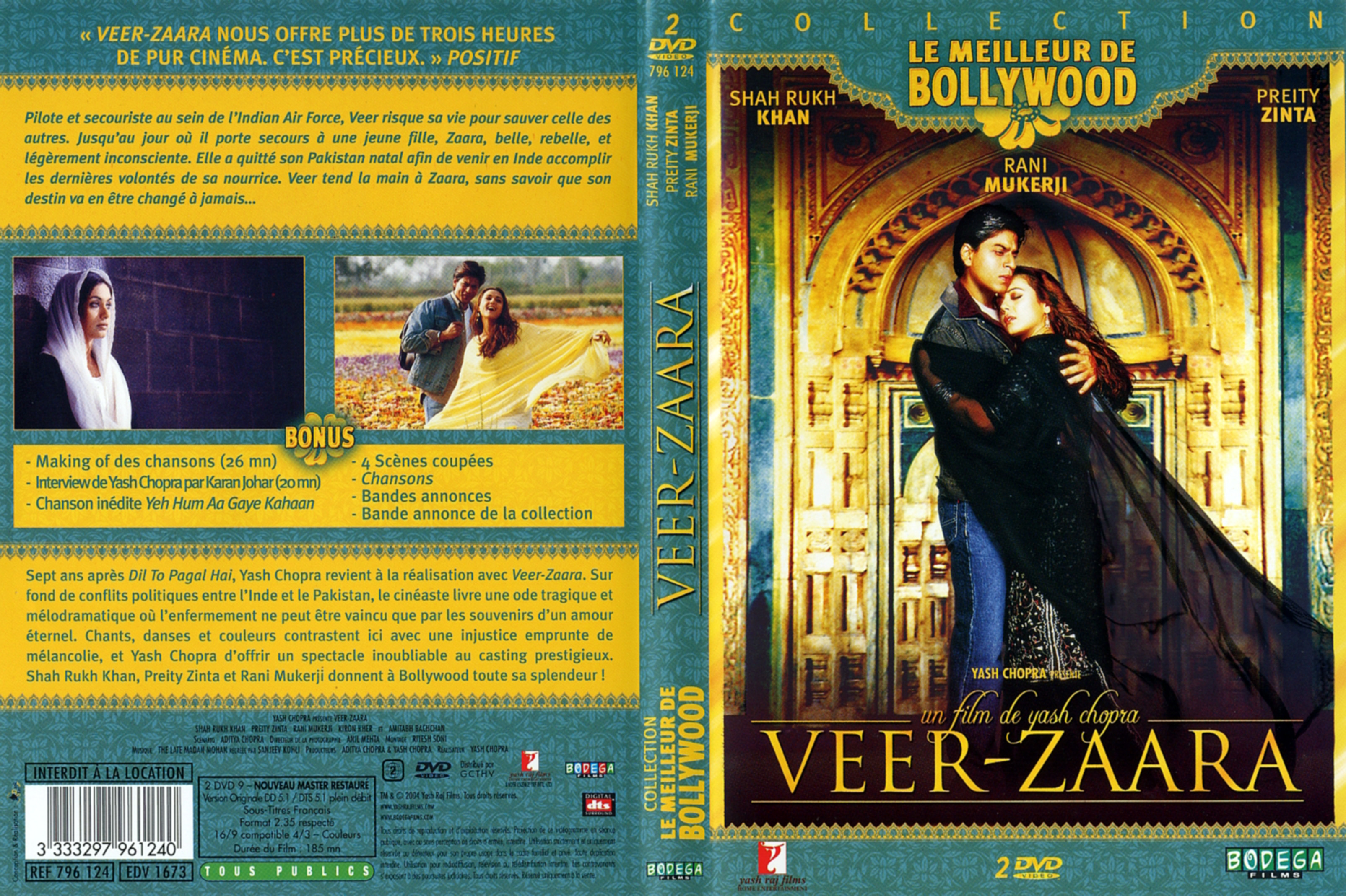 Jaquette DVD Veer-Zaara