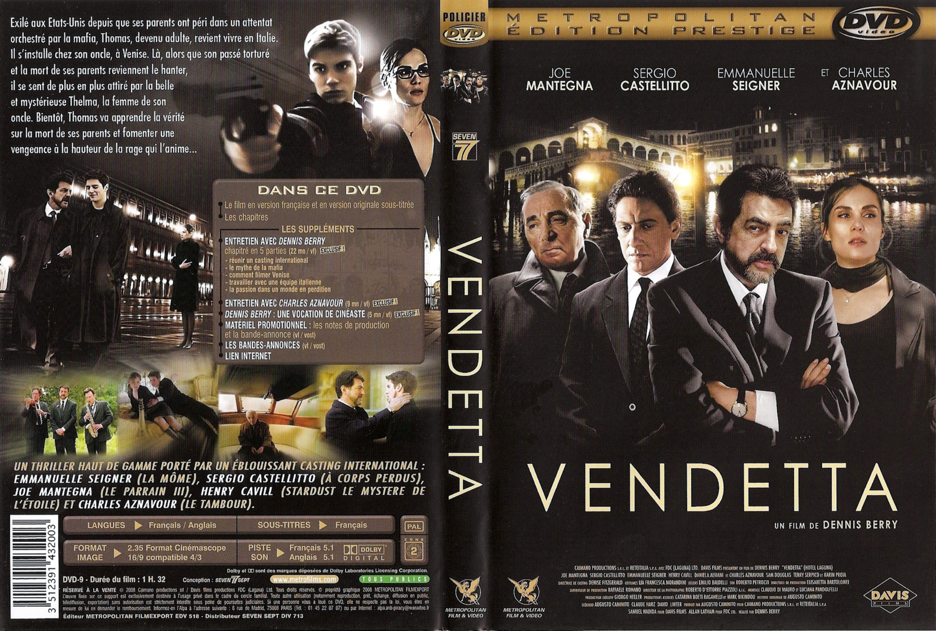 Jaquette DVD Vendetta