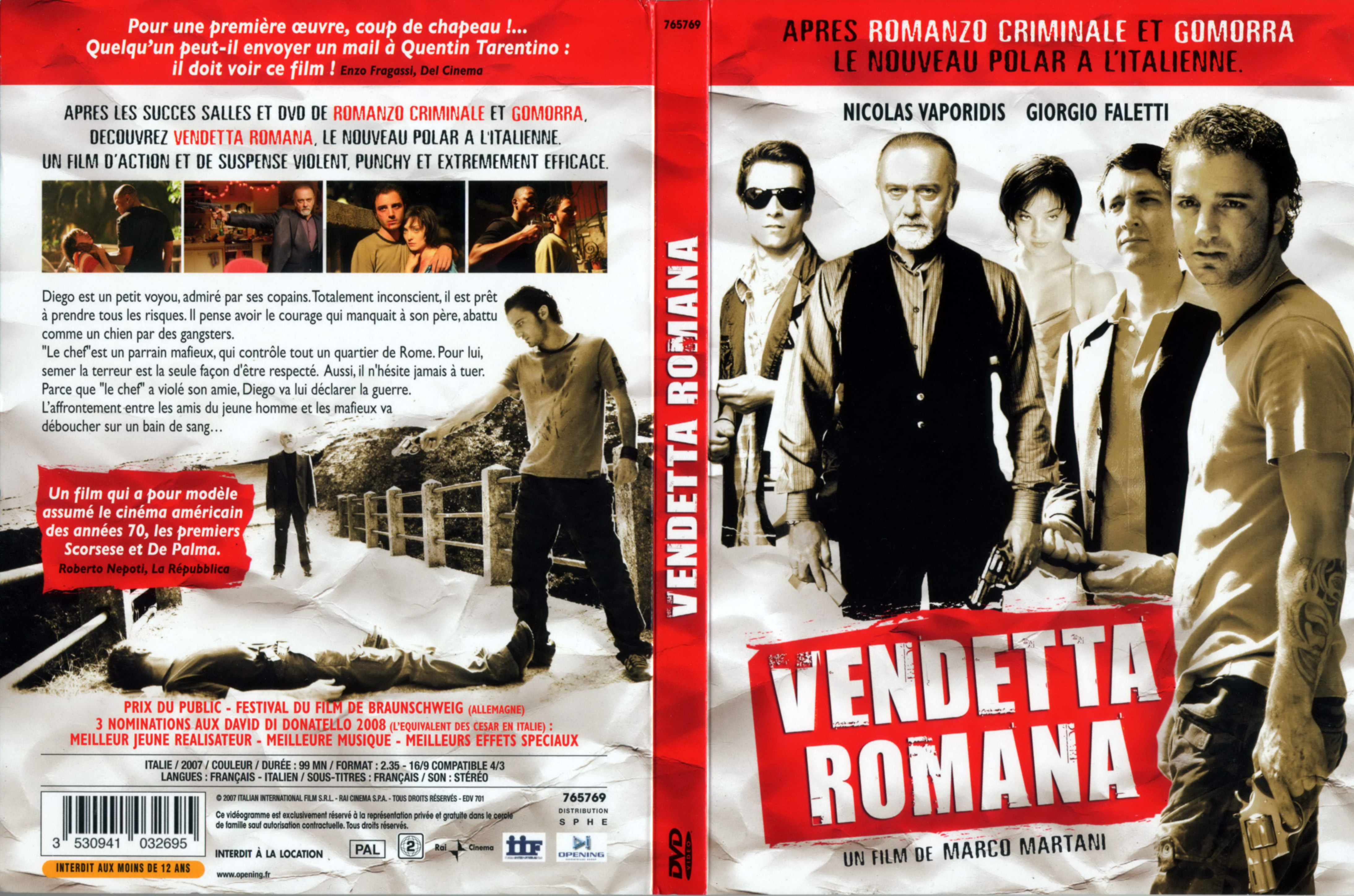 Jaquette DVD Vendetta romana