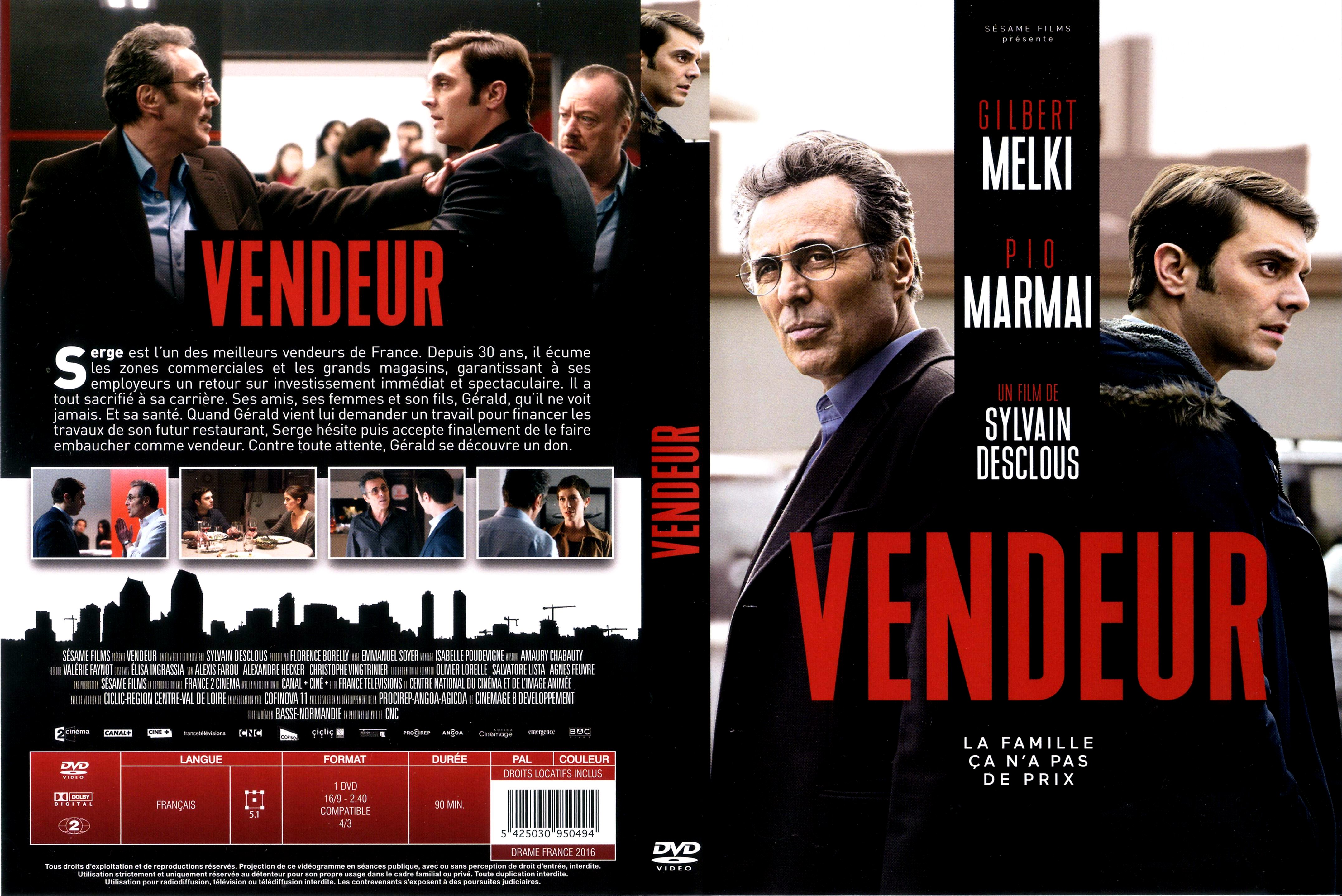 Jaquette DVD Vendeur