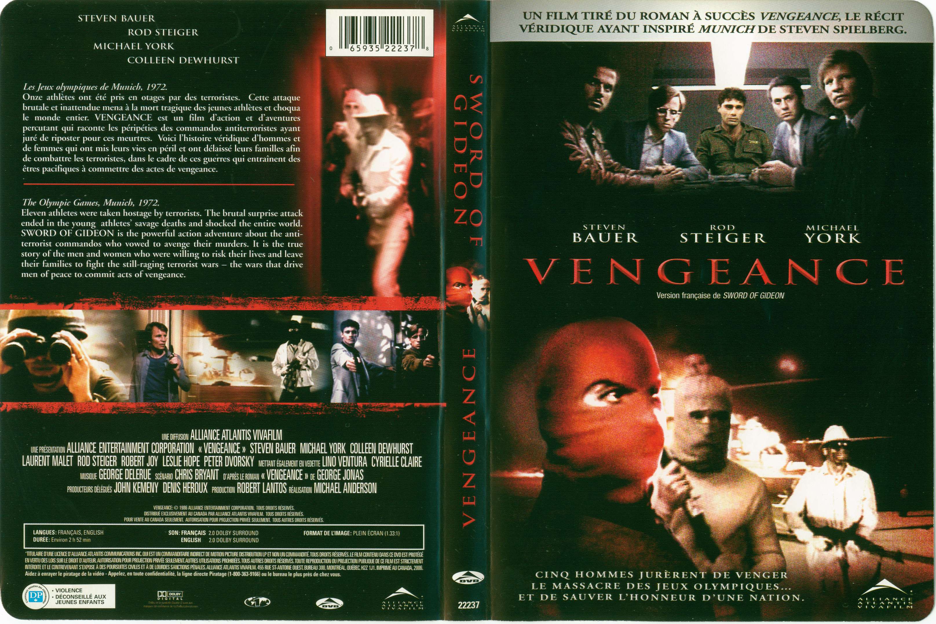 Jaquette DVD Vengeance