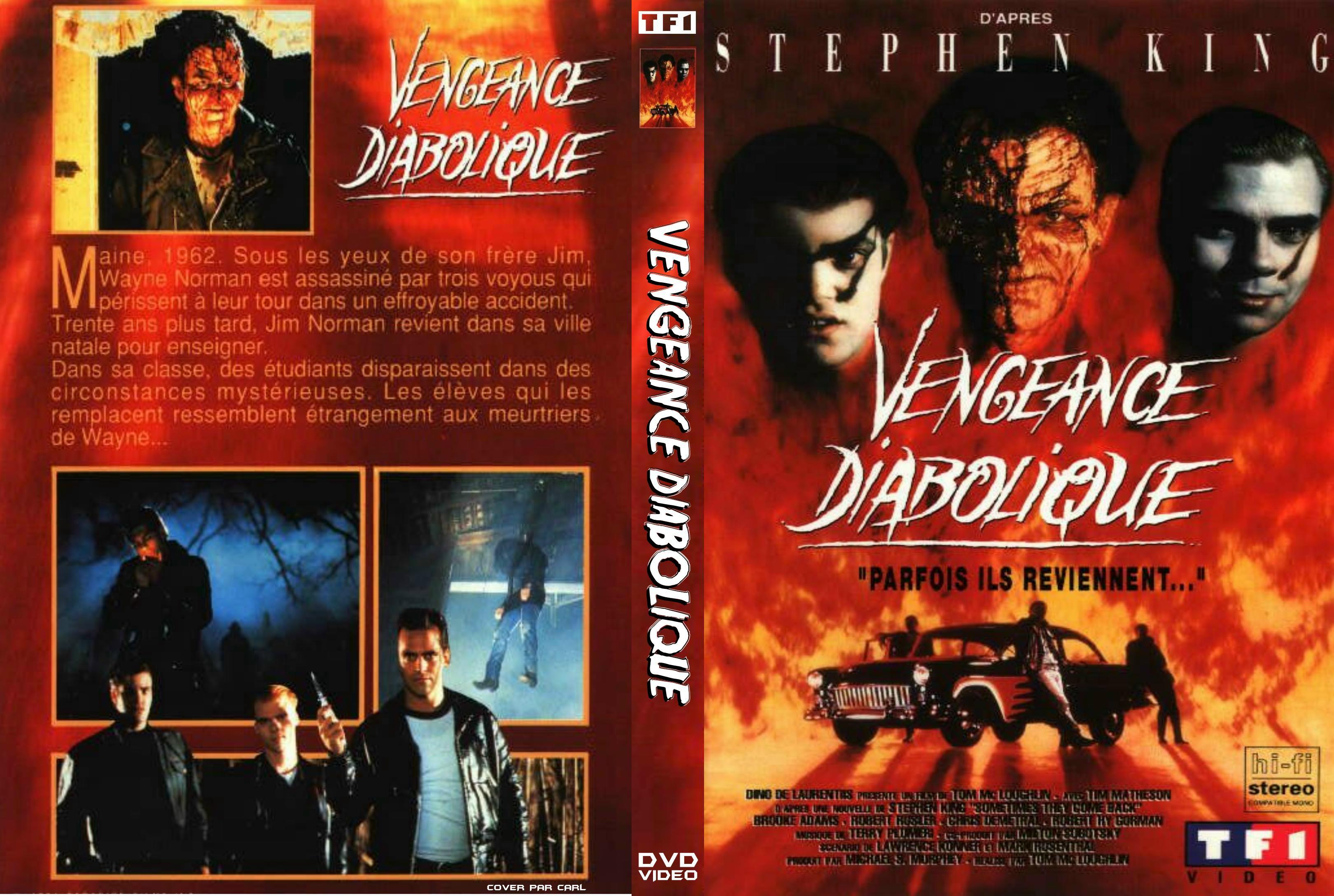 Jaquette DVD Vengeance diabolique custom