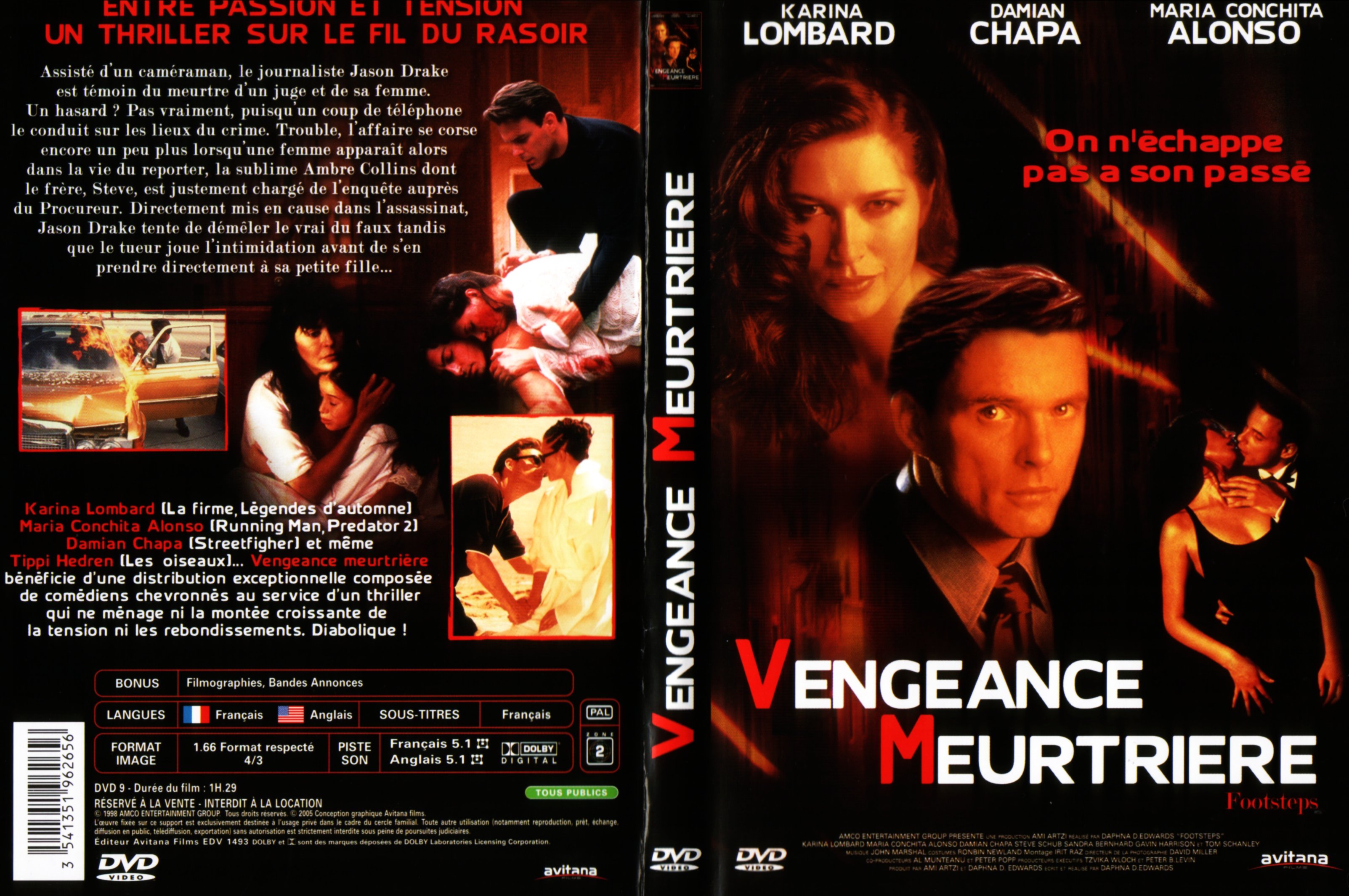 Jaquette DVD Vengeance meurtriere