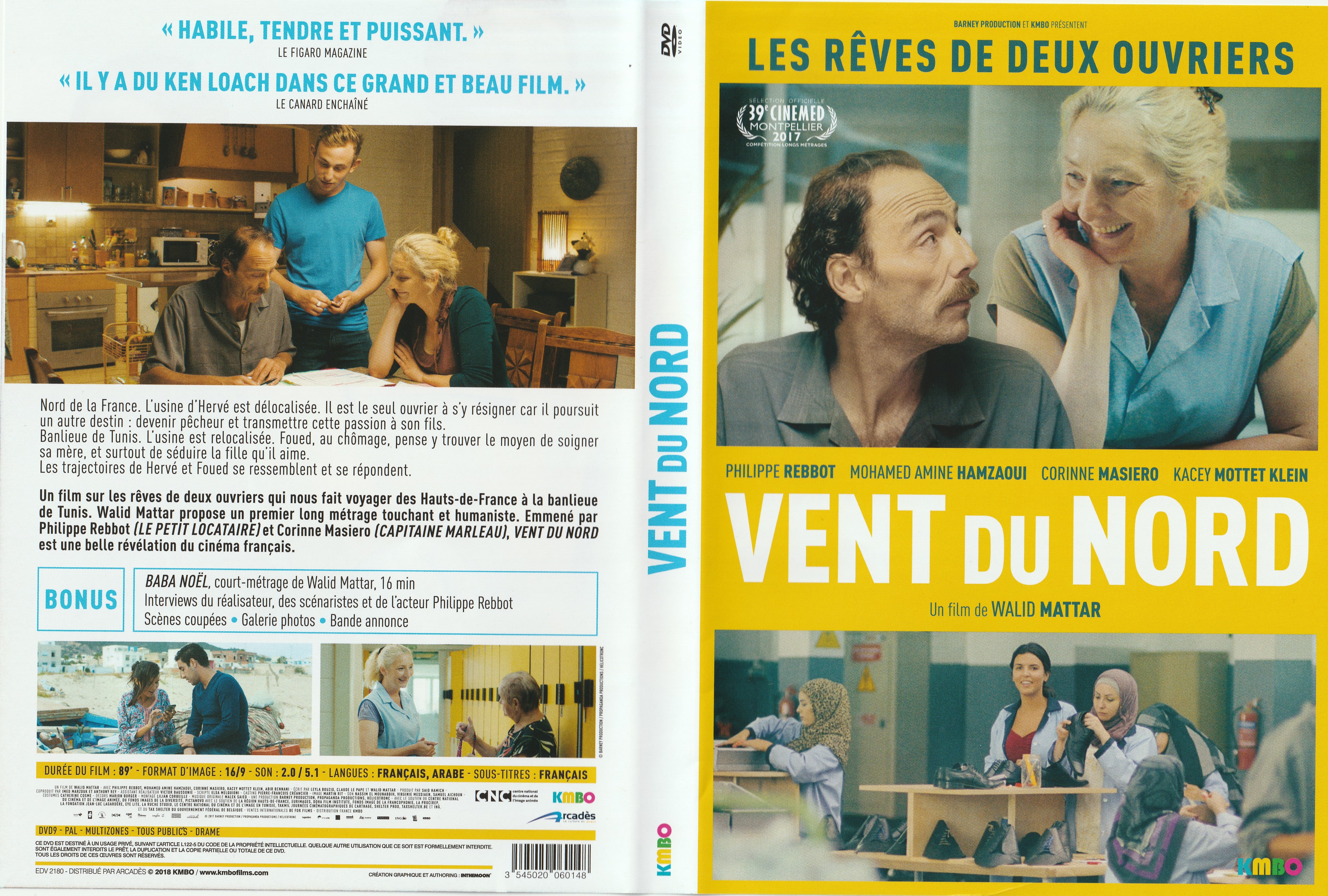 Jaquette DVD Vent du nord