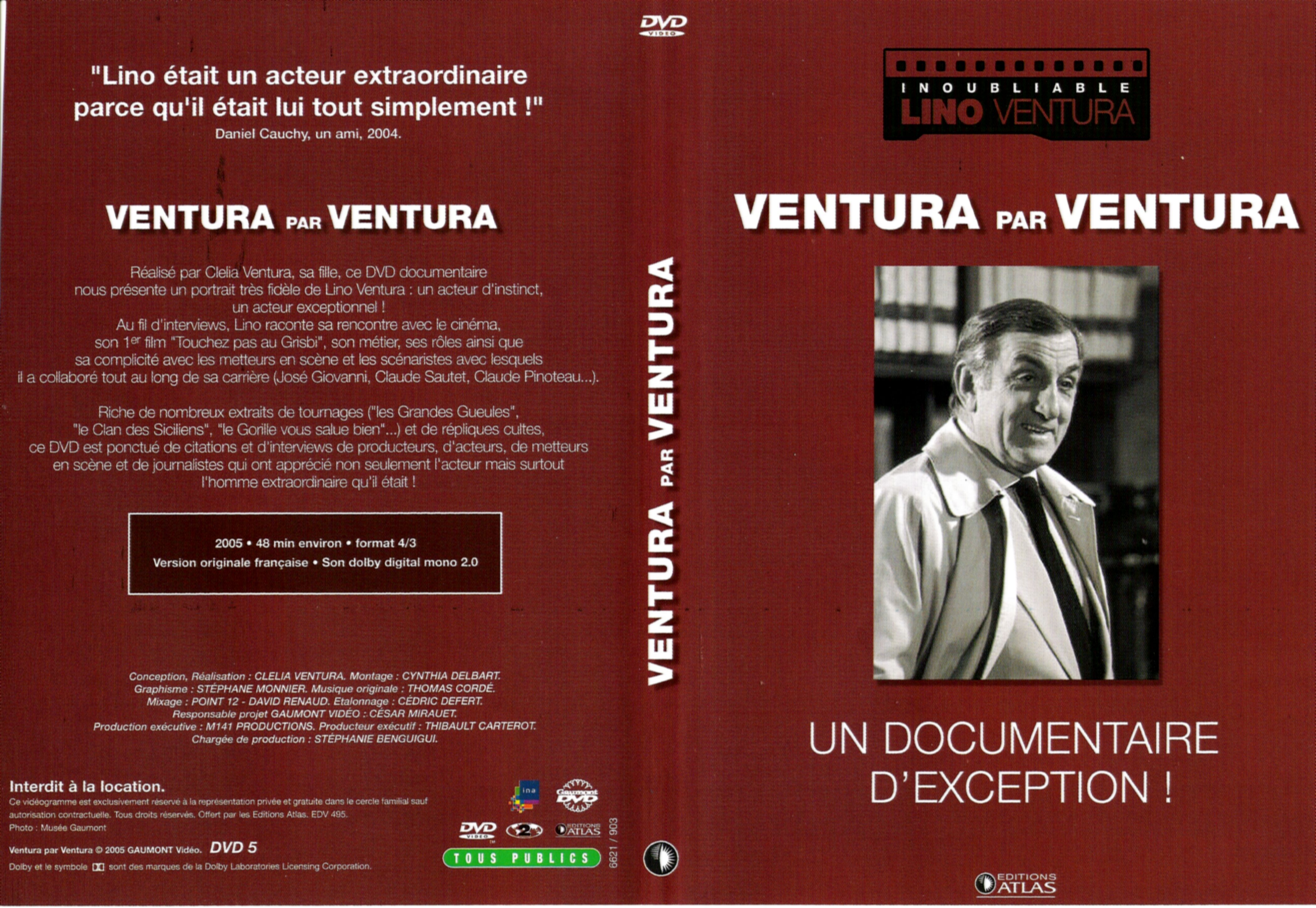 Jaquette DVD Ventura par Ventura
