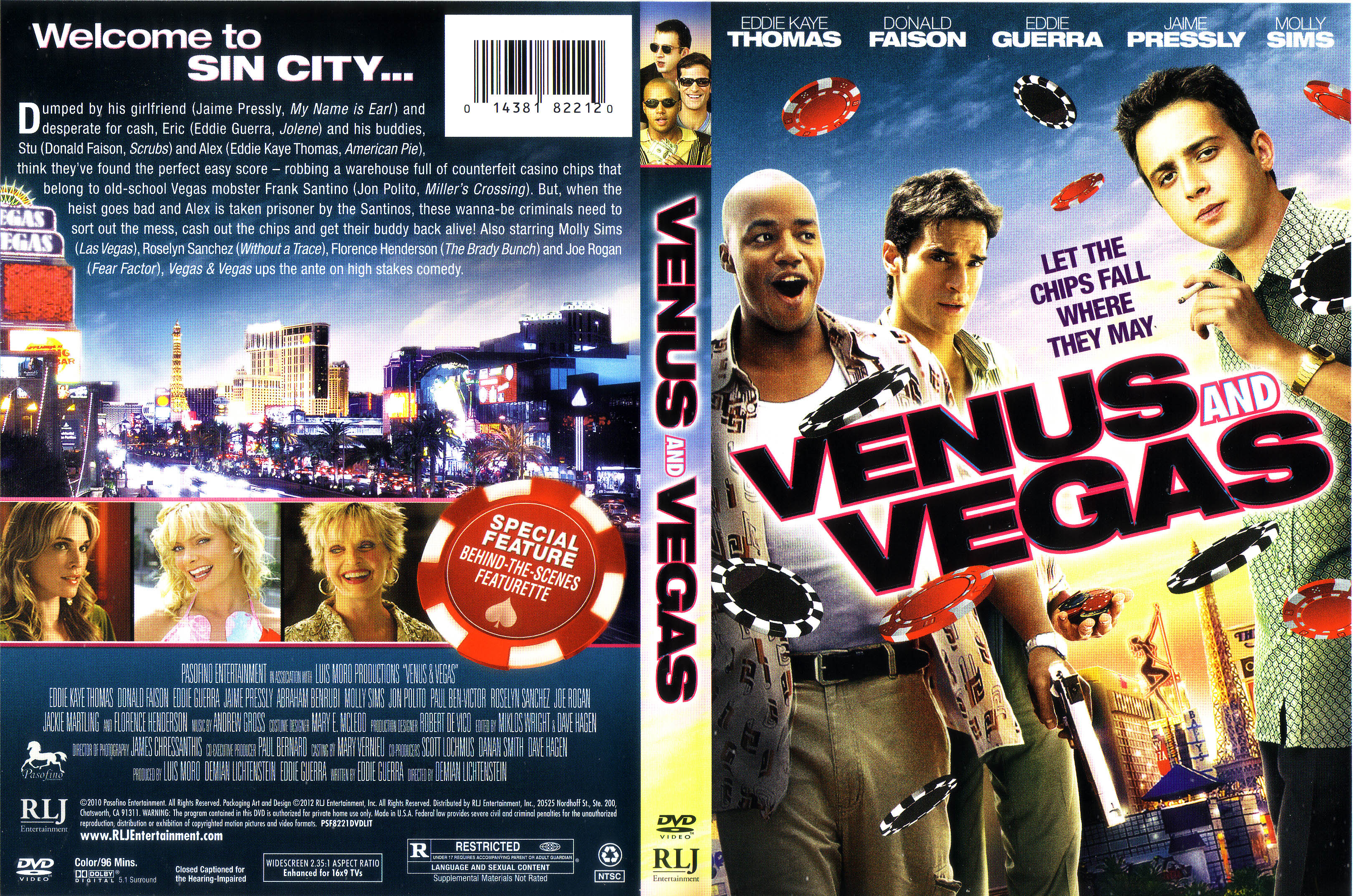 Jaquette DVD Venus & Vegas Zone 1