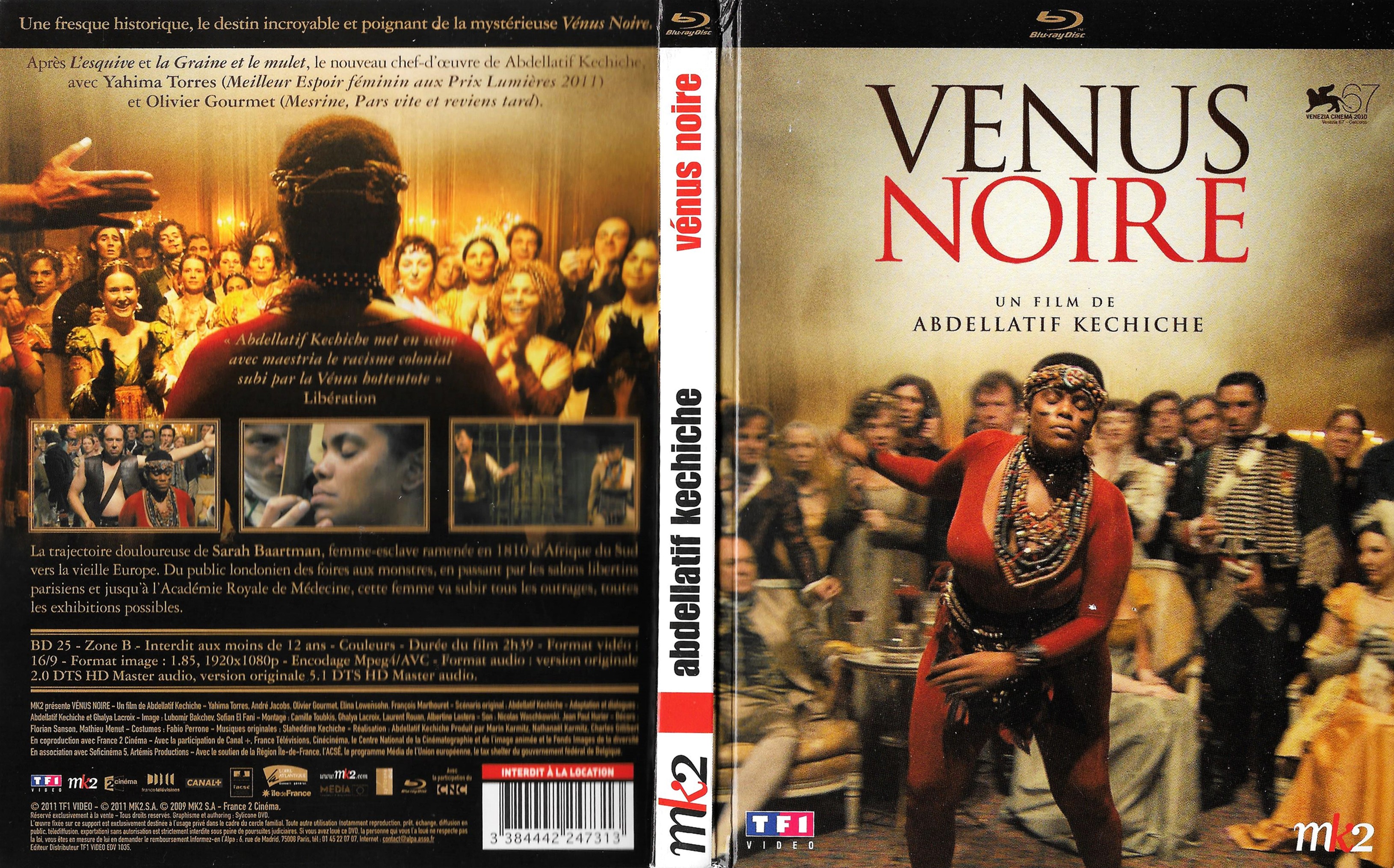 Jaquette DVD Venus Noire (BLU-RAY)