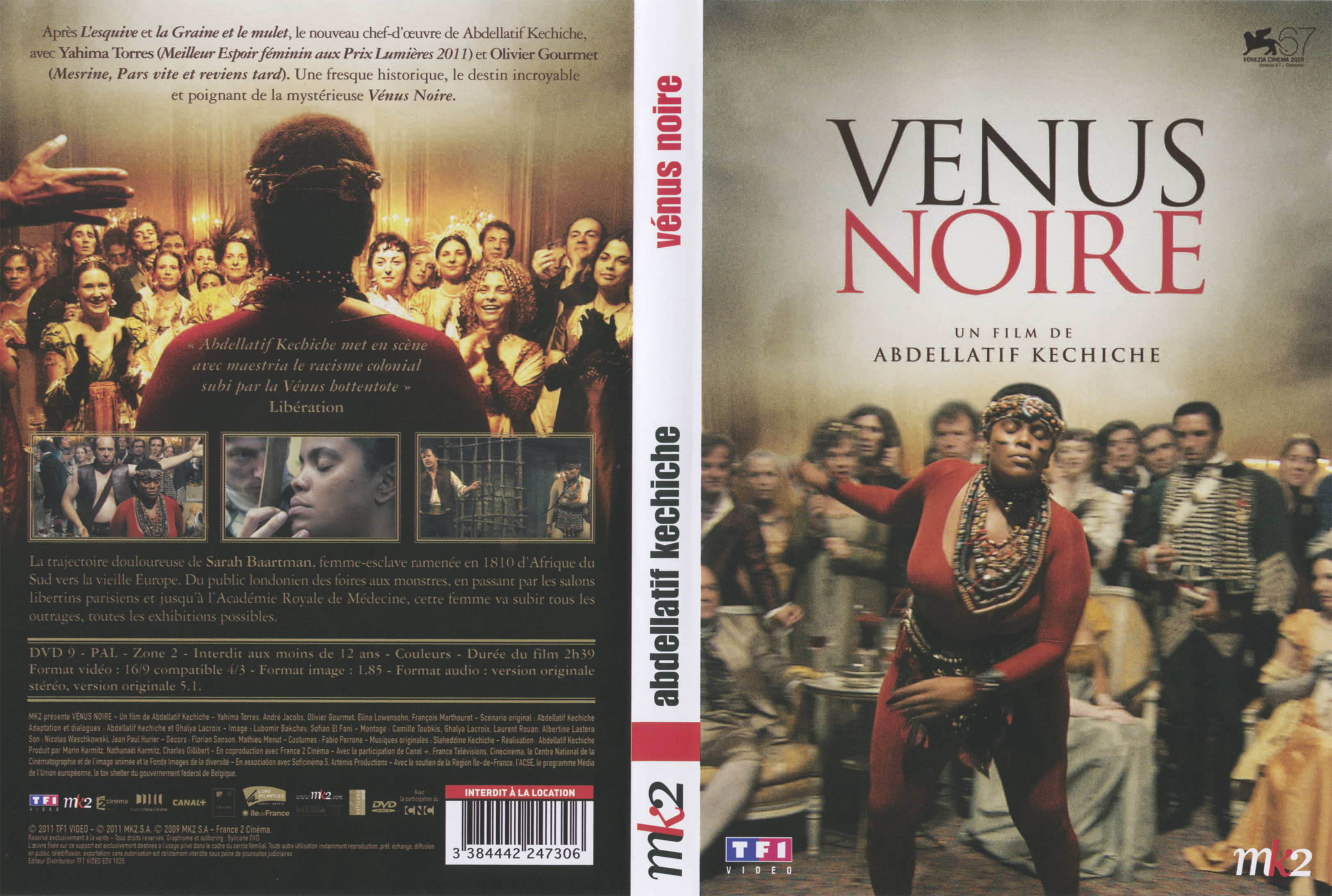 Jaquette DVD Venus noire