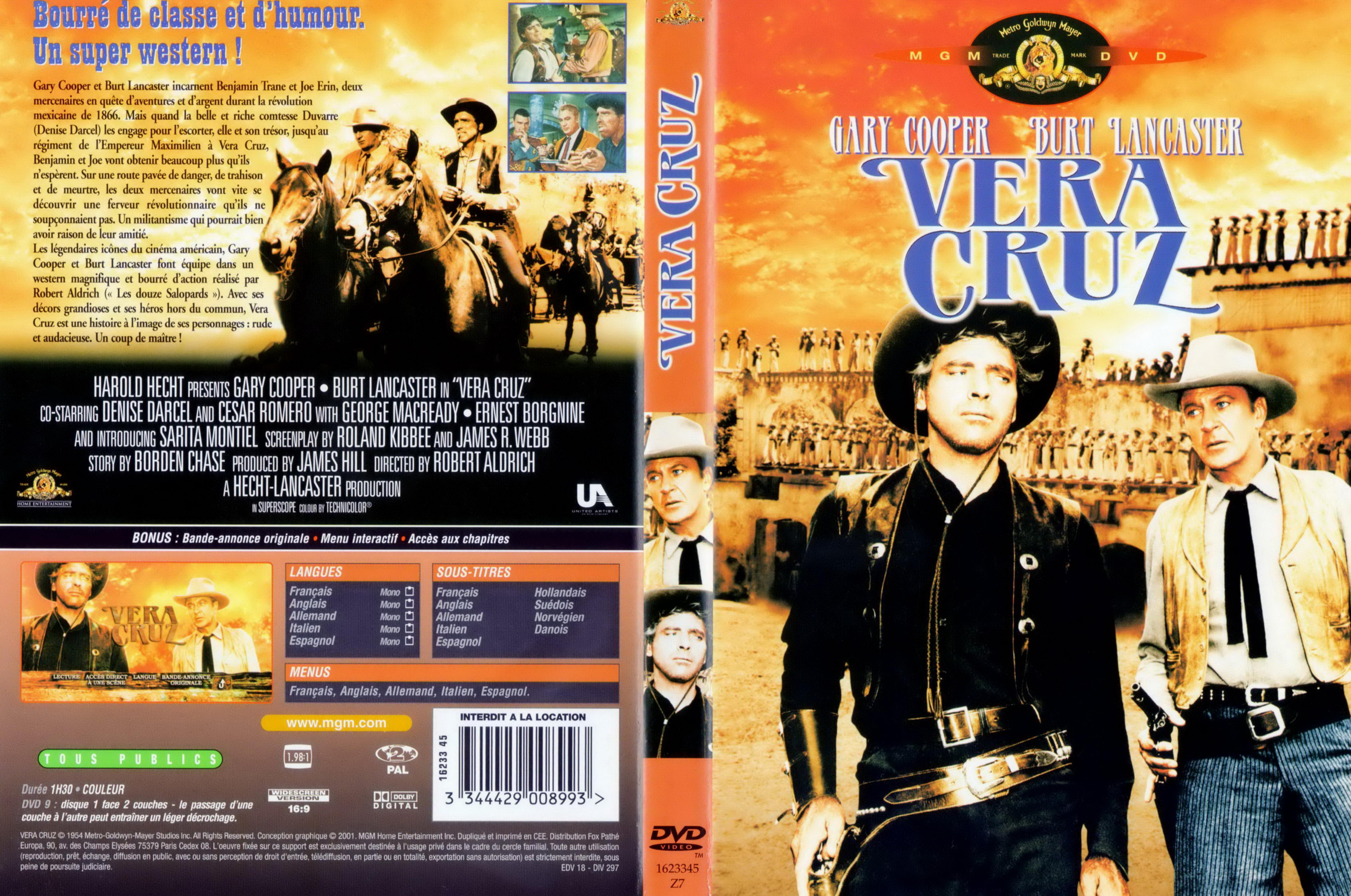Jaquette DVD Vera Cruz