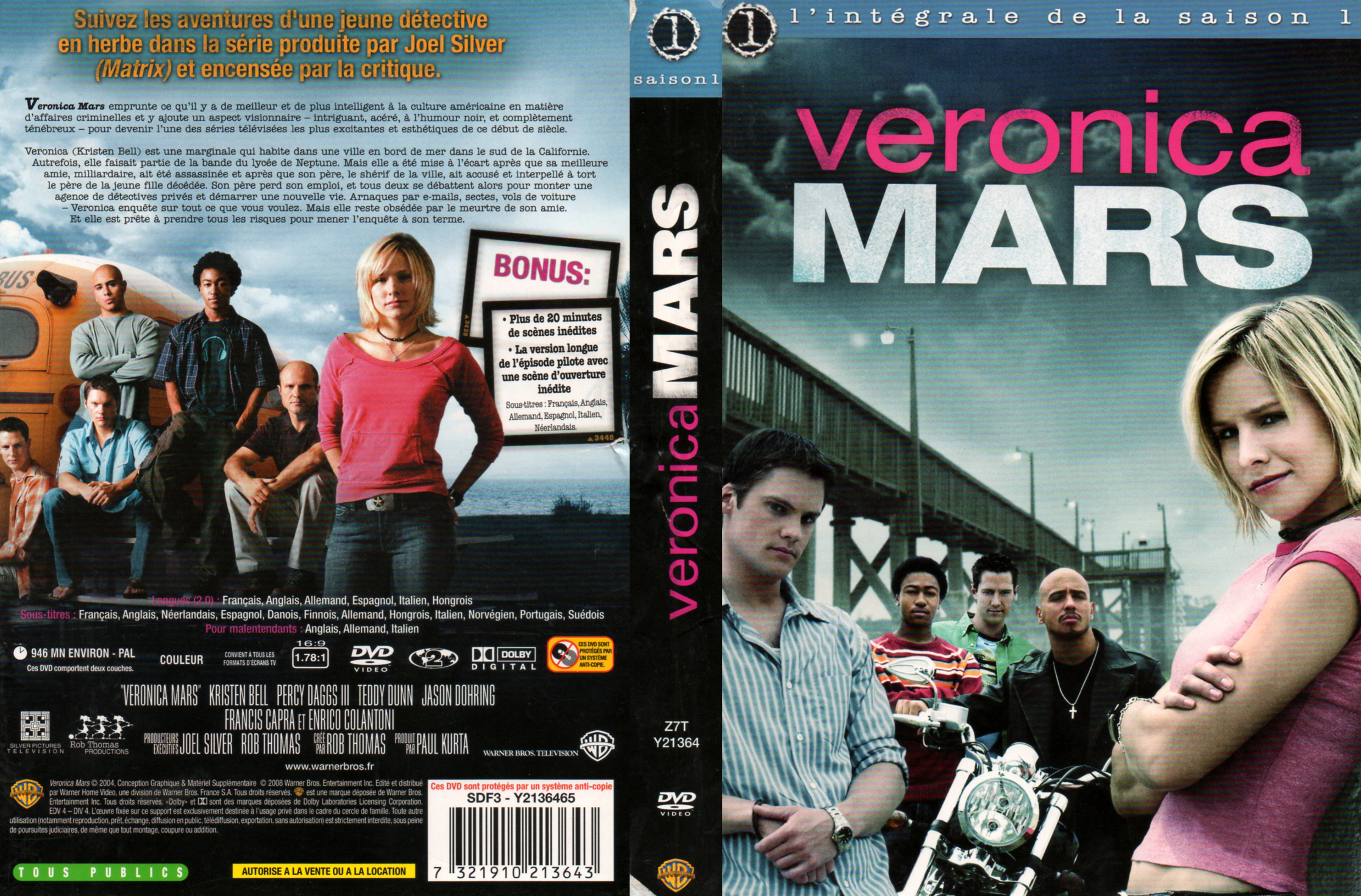 Jaquette DVD Veronica Mars Saison 1