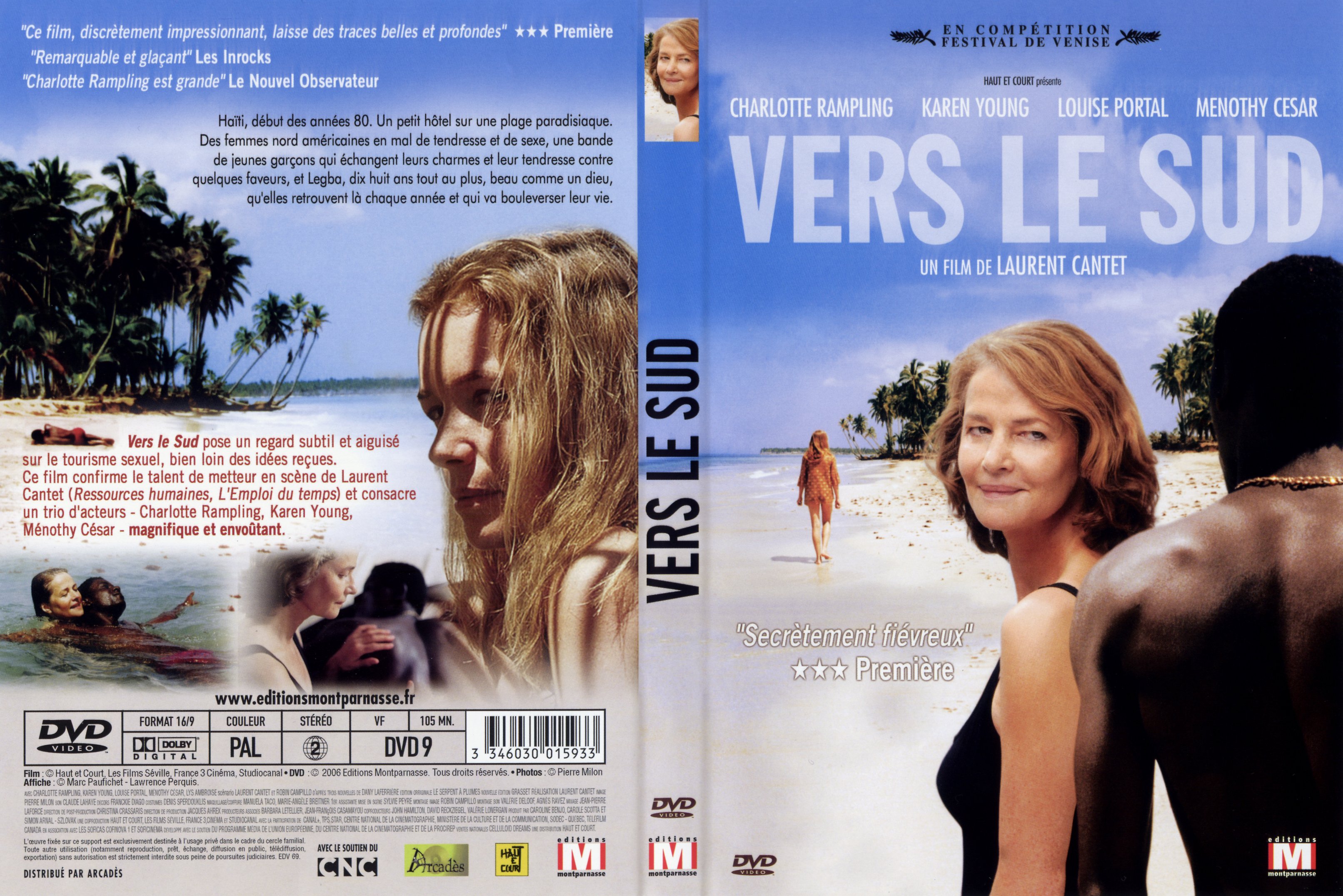 Jaquette DVD Vers le sud