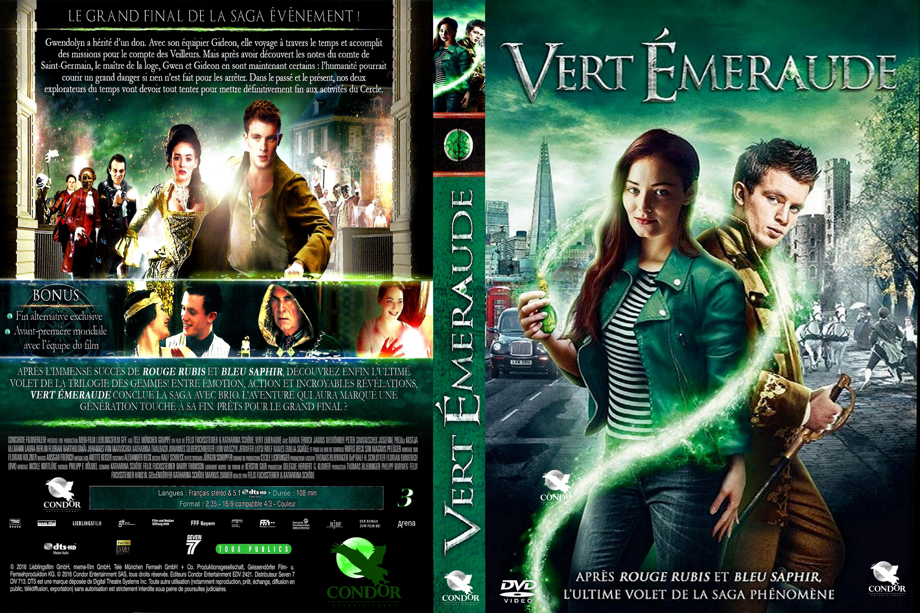 Jaquette DVD Vert Emeraude 3 custom
