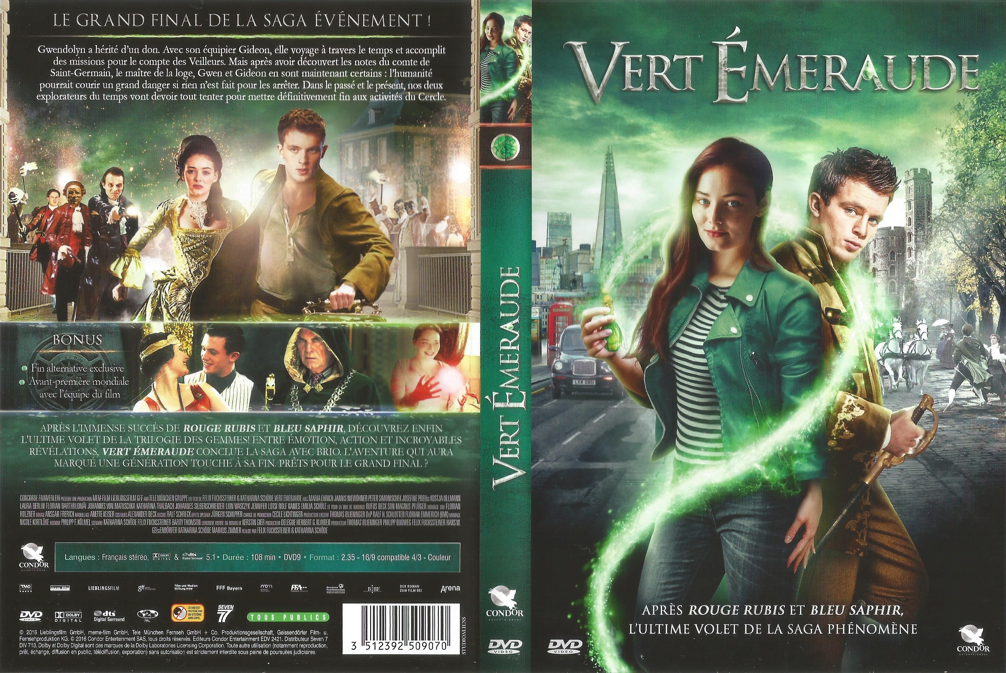 Jaquette DVD Vert meraude