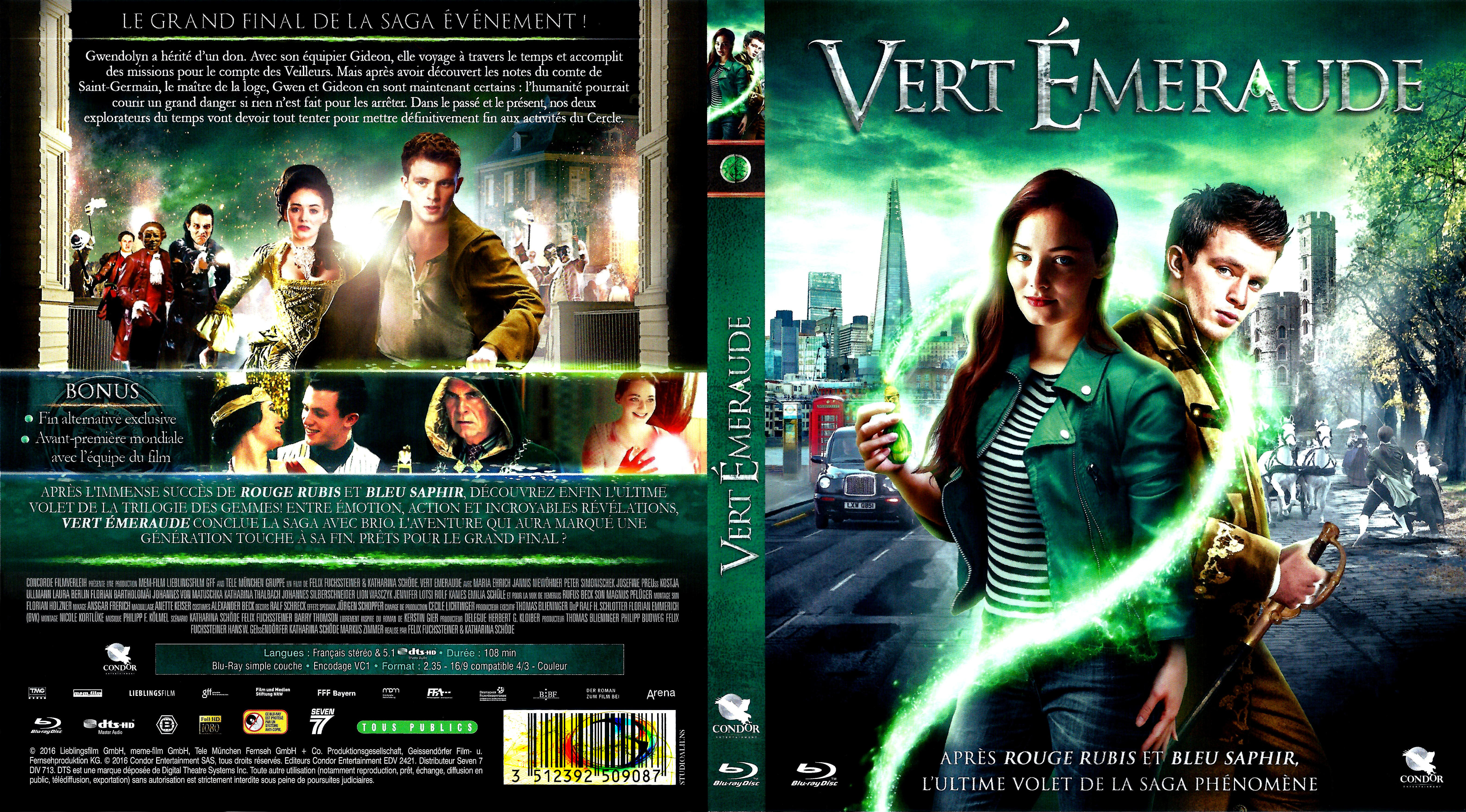 Jaquette DVD Vert meraude (BLU-RAY)