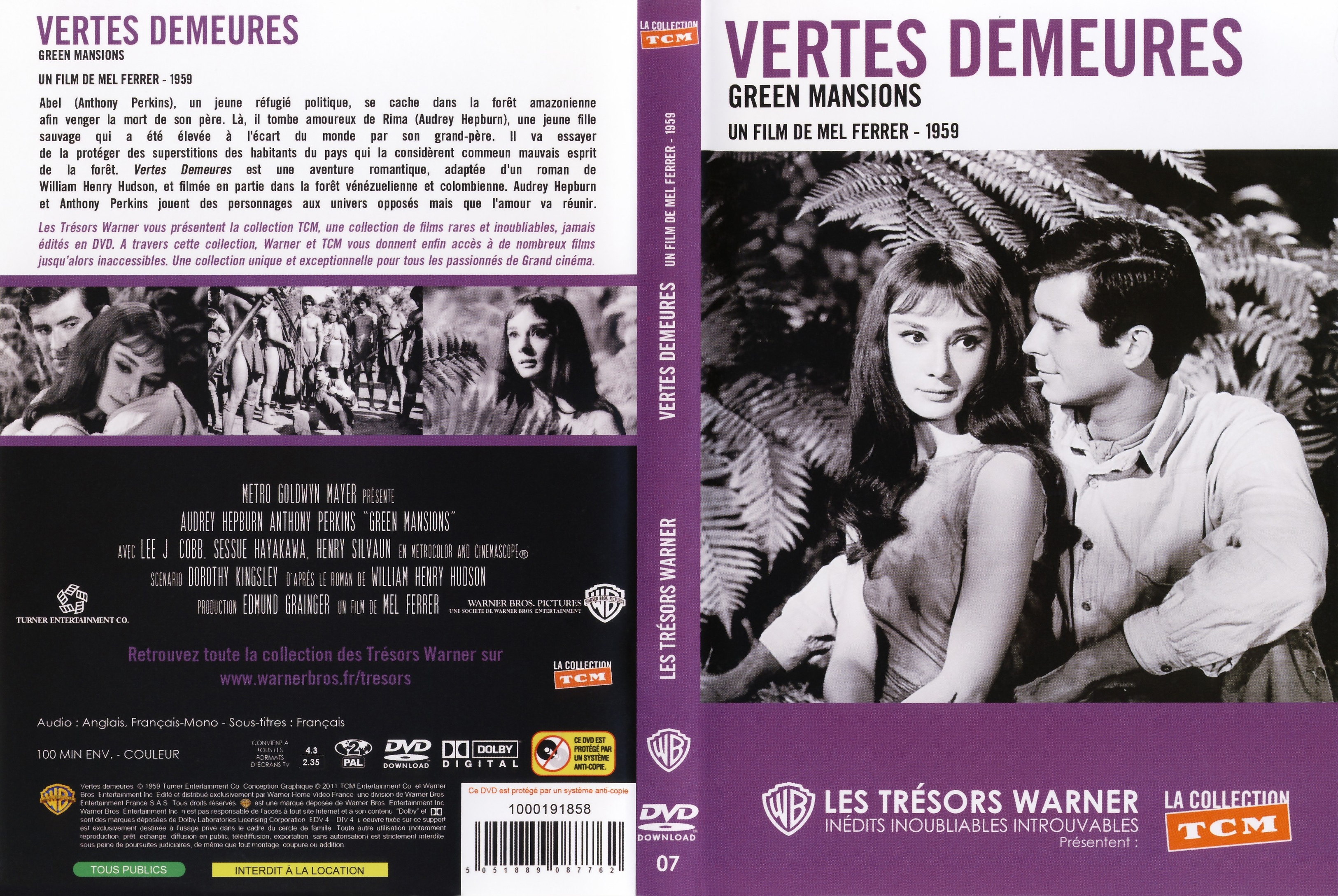 Jaquette DVD Vertes demeures