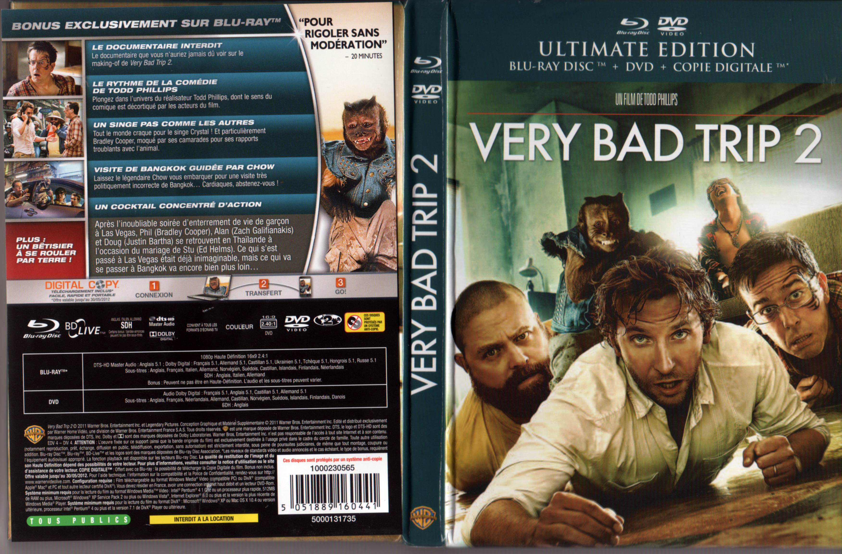 Jaquette DVD Very Bad Trip 2 (BLU-RAY)