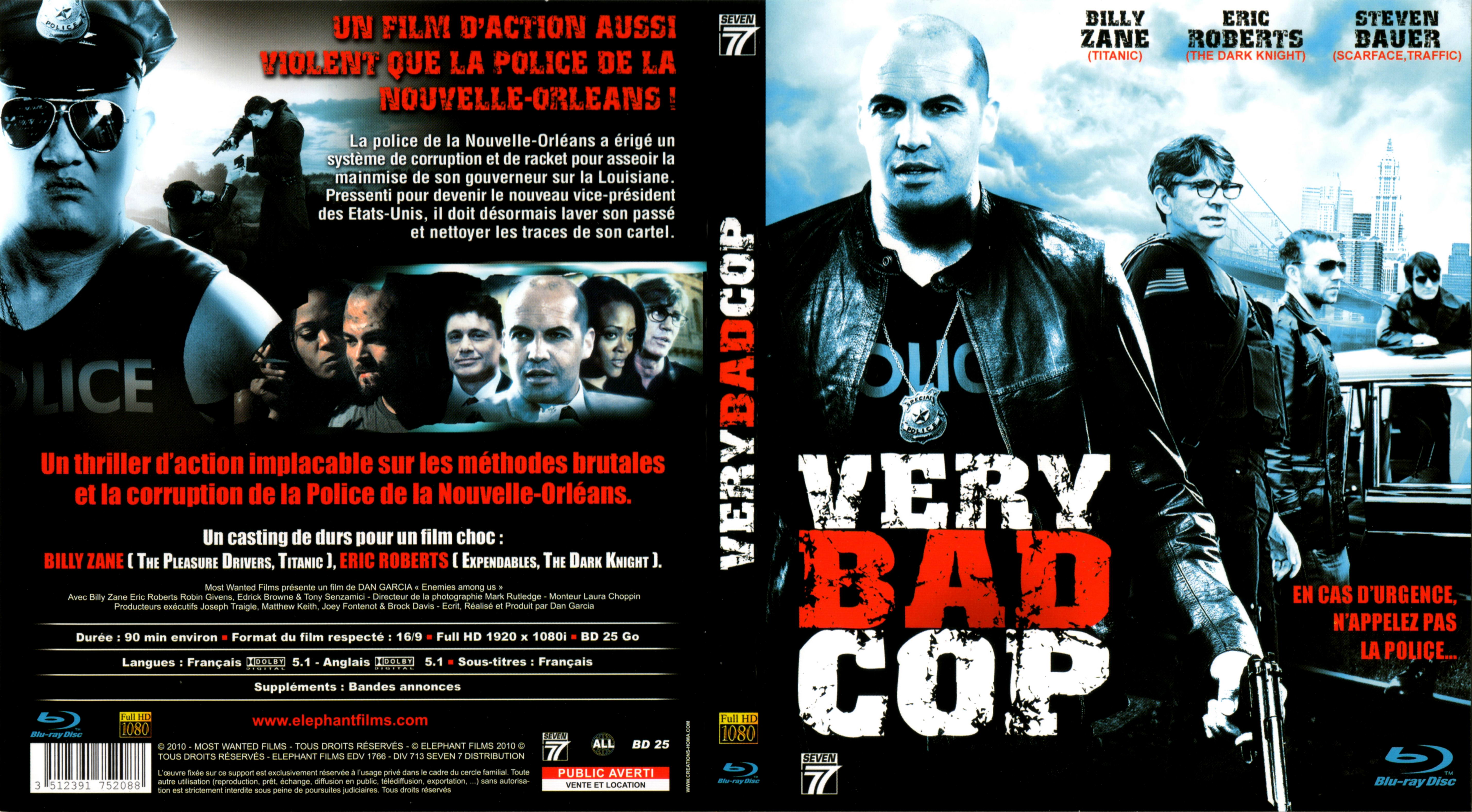 Jaquette DVD Very bad cop (BLU-RAY)
