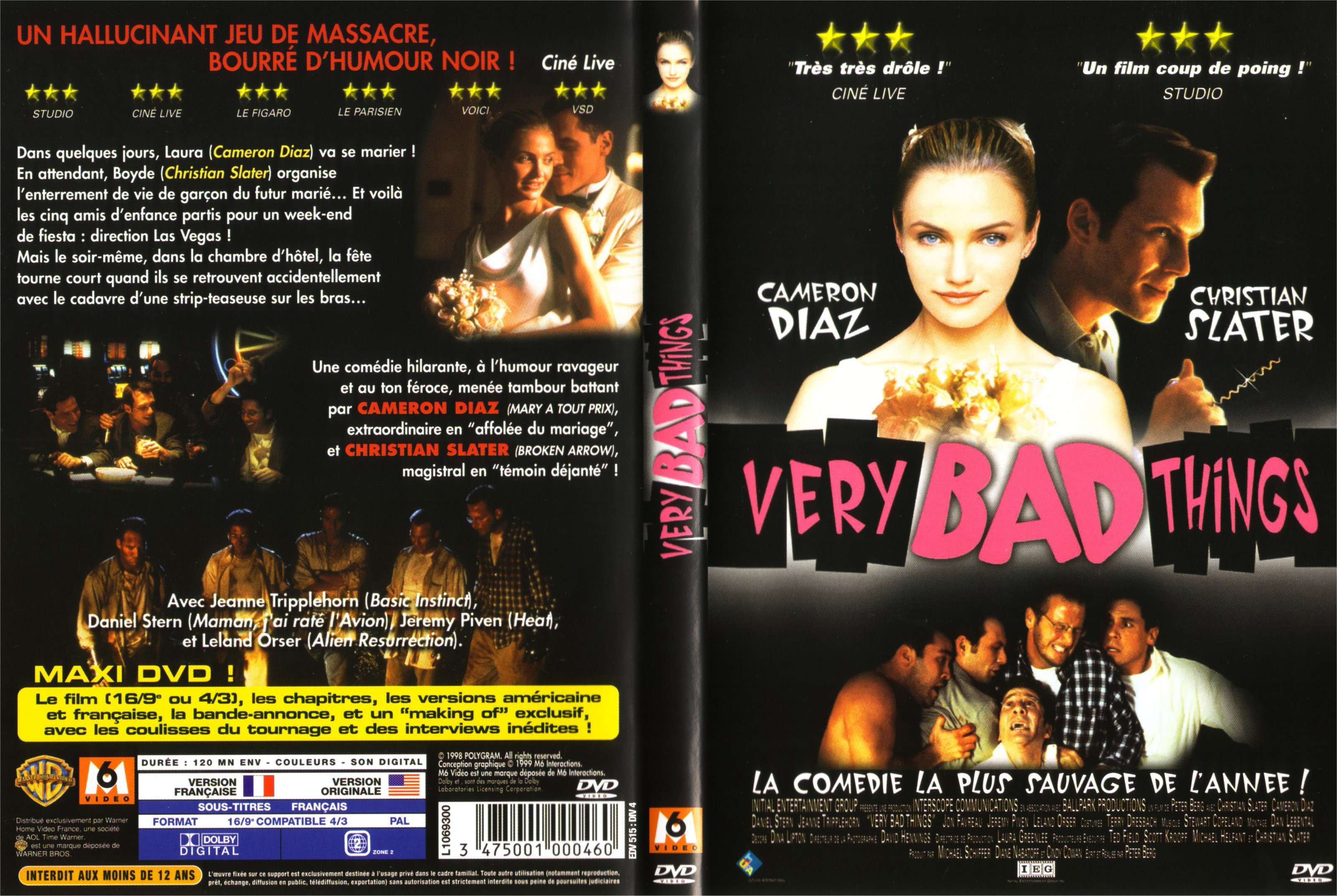 Jaquette DVD Very bad things