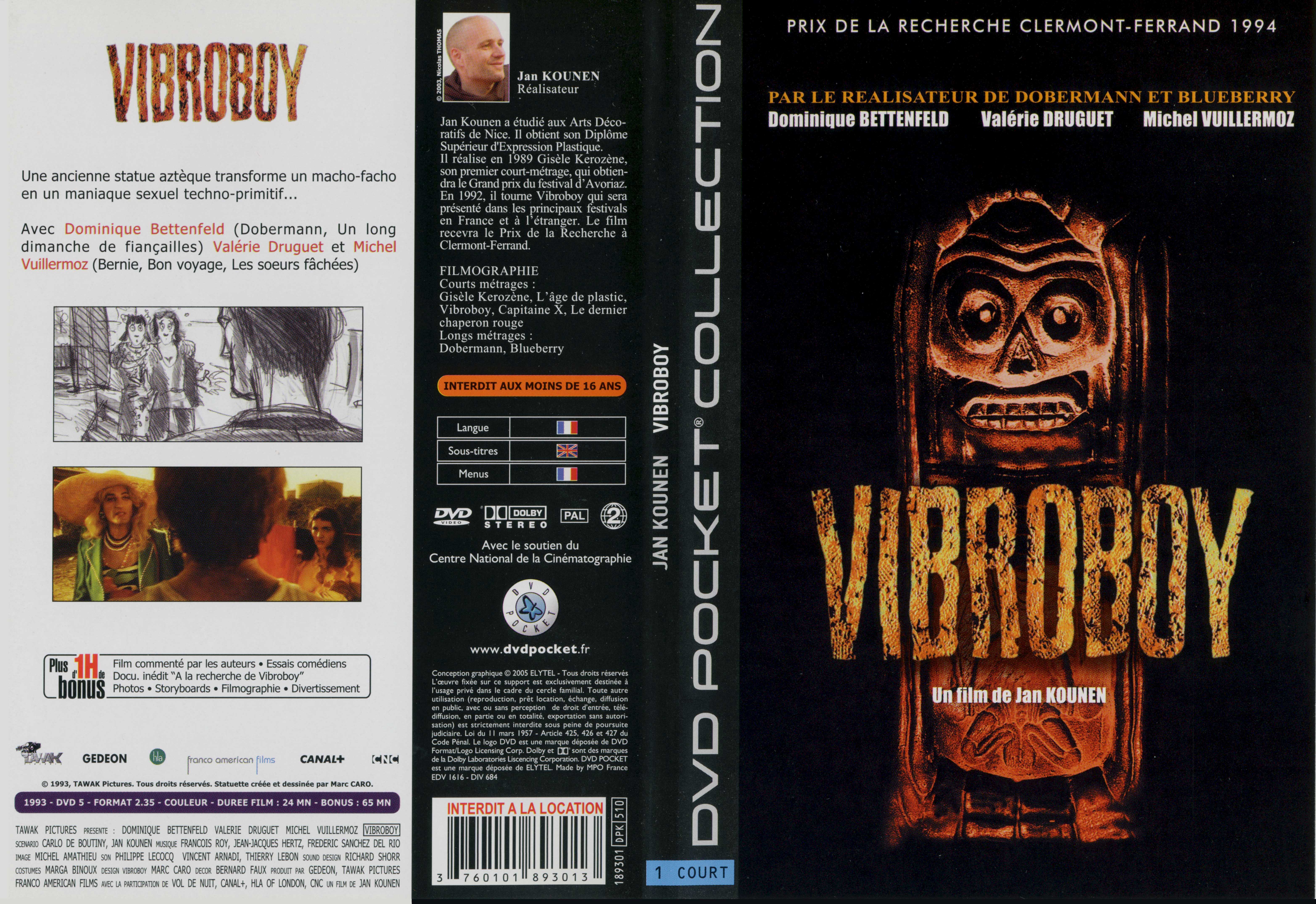 Jaquette DVD Vibroboy