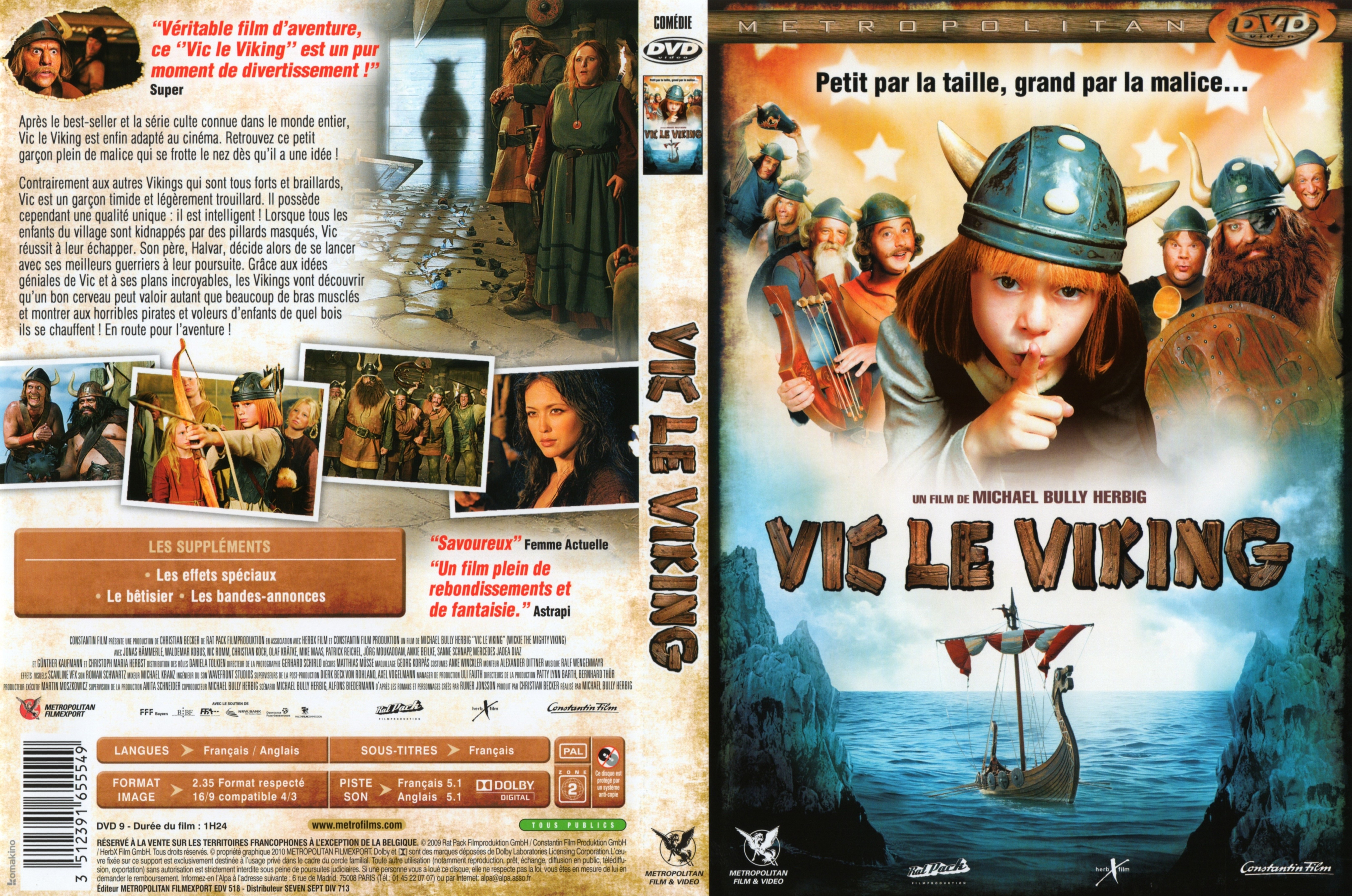 Jaquette DVD Vic le Viking