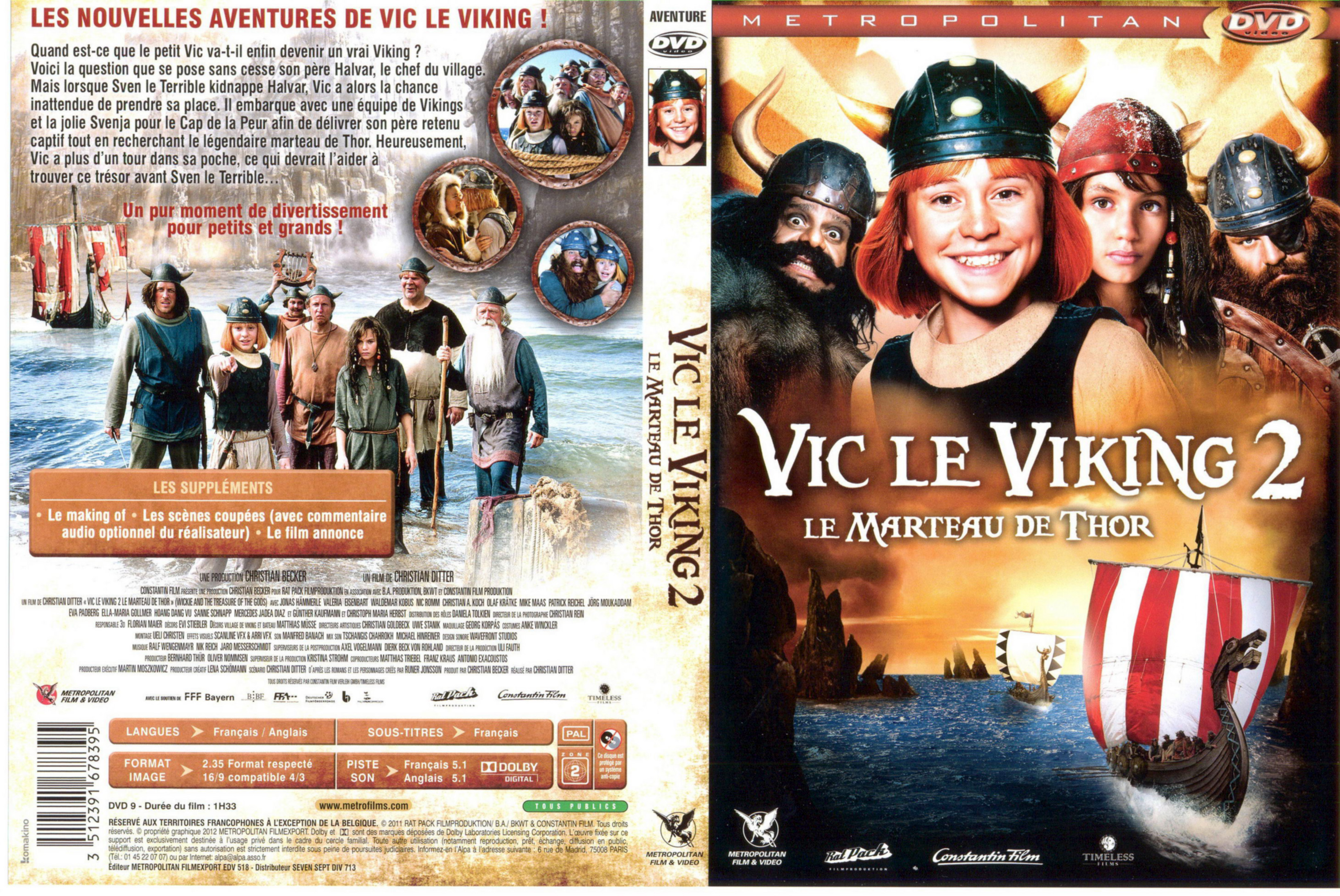 Jaquette DVD Vic le viking 2