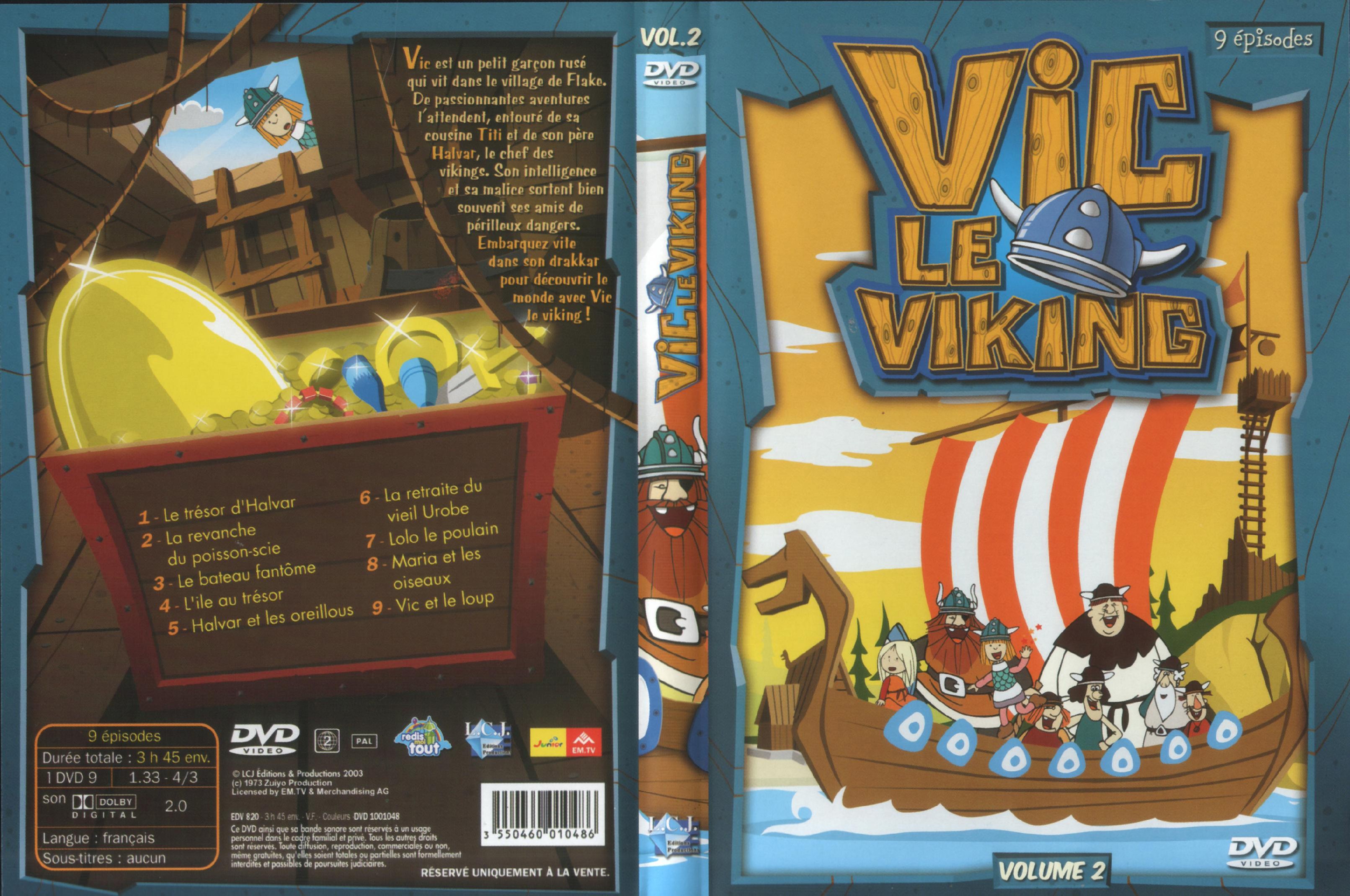 Jaquette DVD Vic le viking vol 2